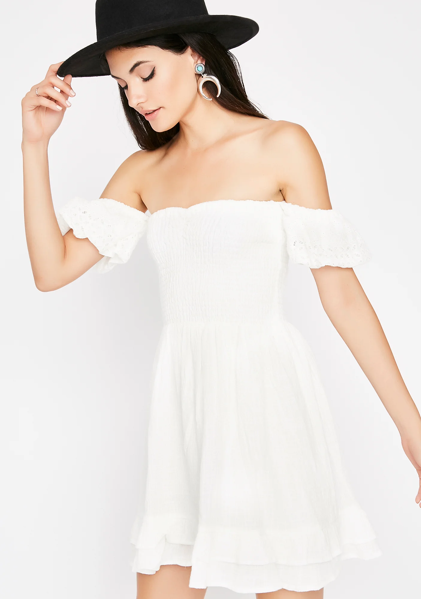 Be A Lady Smocked Dress