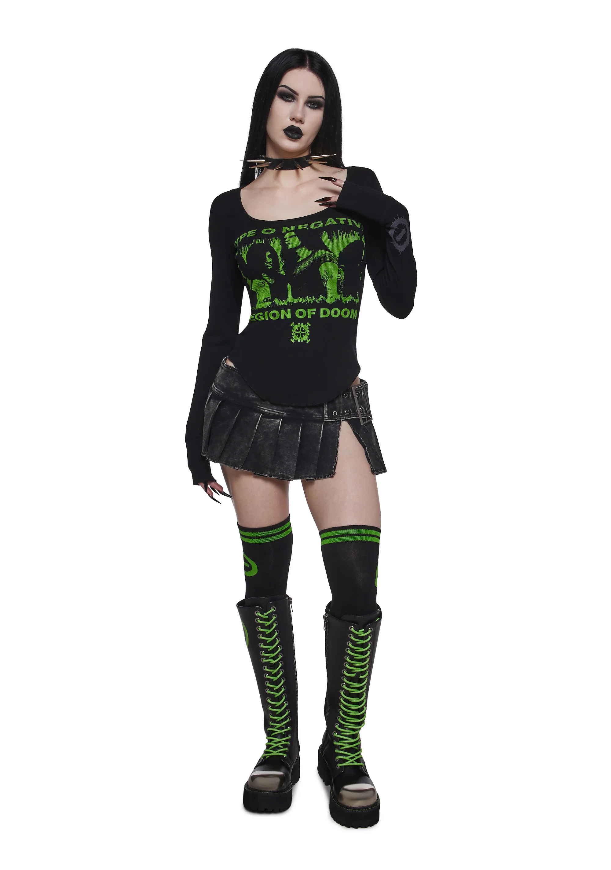 World Coming Down Long Sleeve Top - Image 2