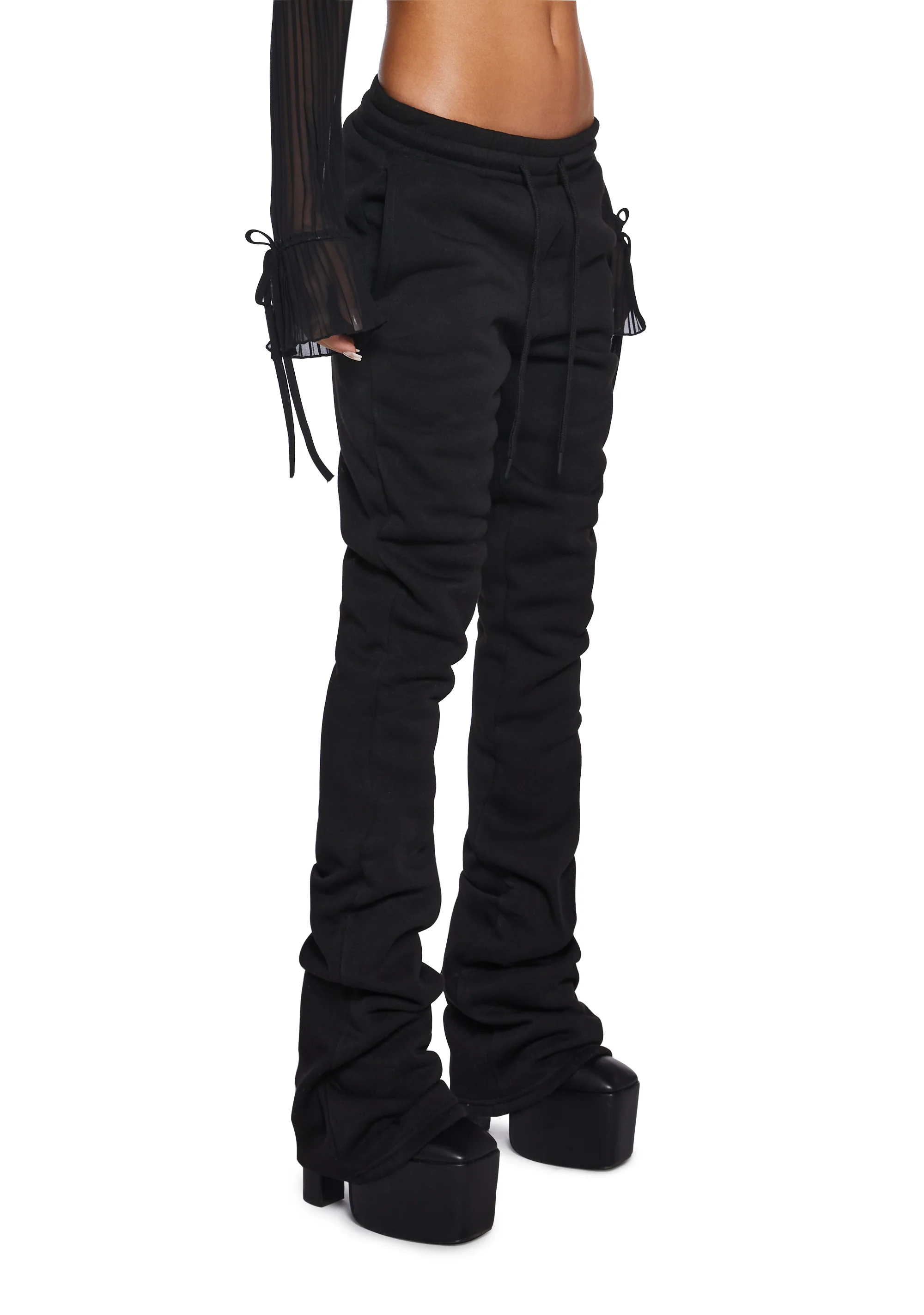 Be On Your Way Fleece Pants - Black - Image 3