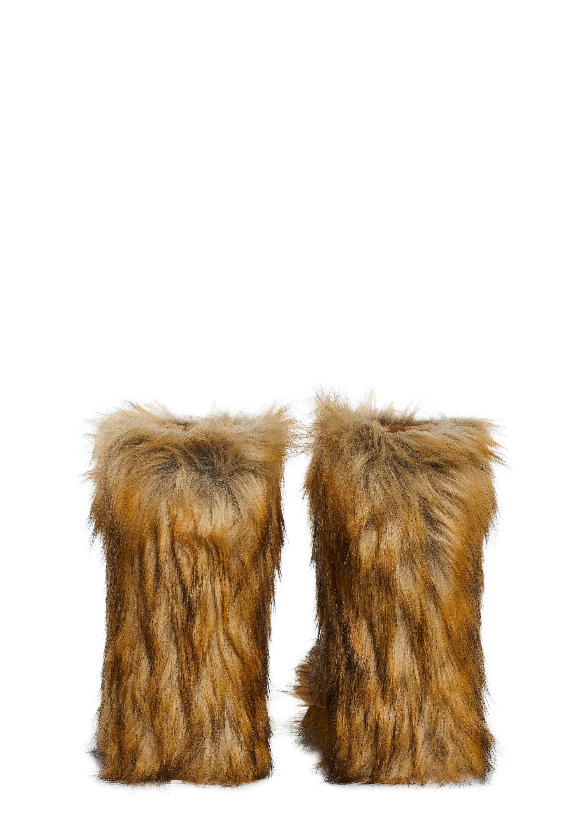 Beastie Faux Fur Booties - Image 4