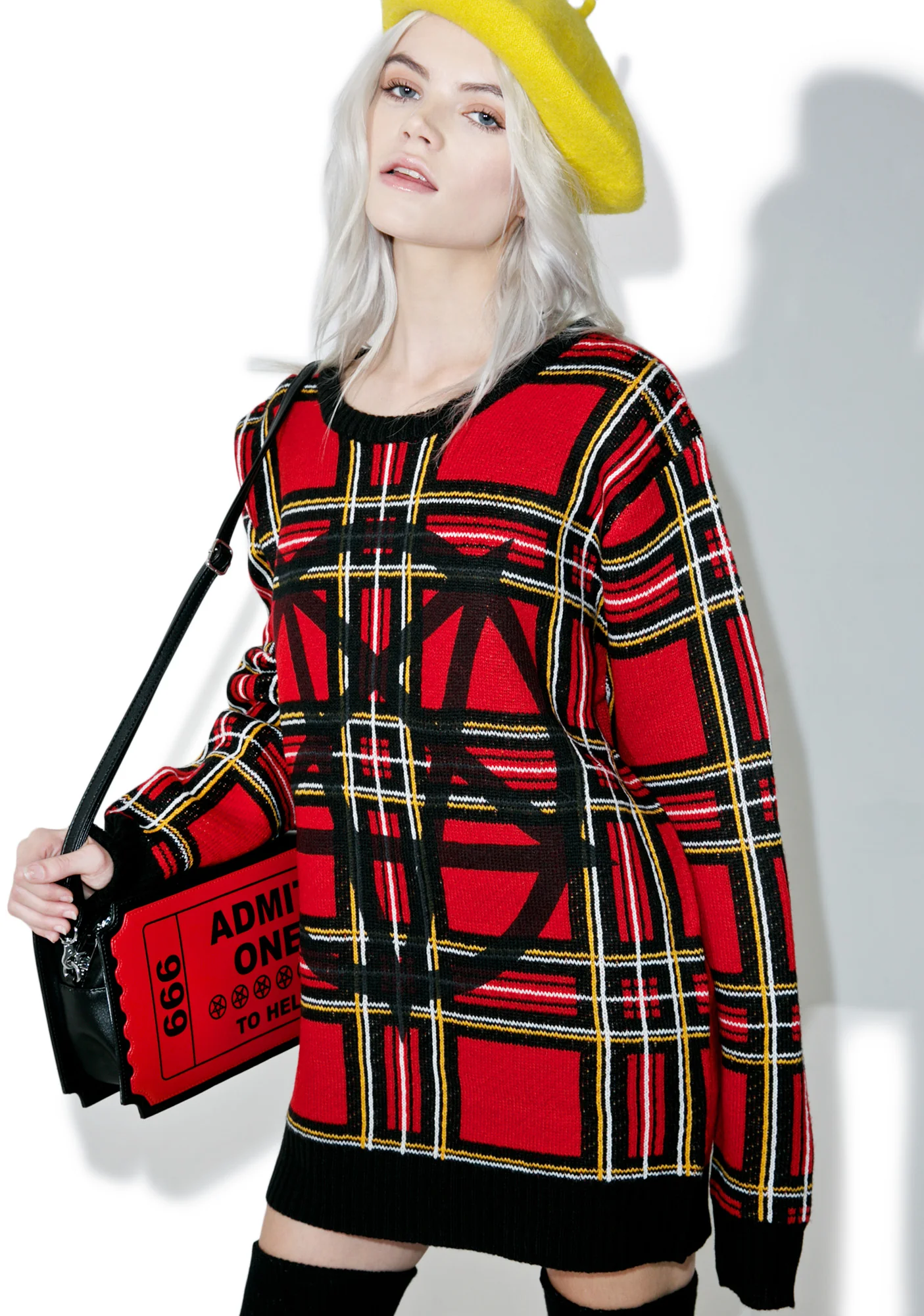 Beastplaid Pullover Sweater - Image 2