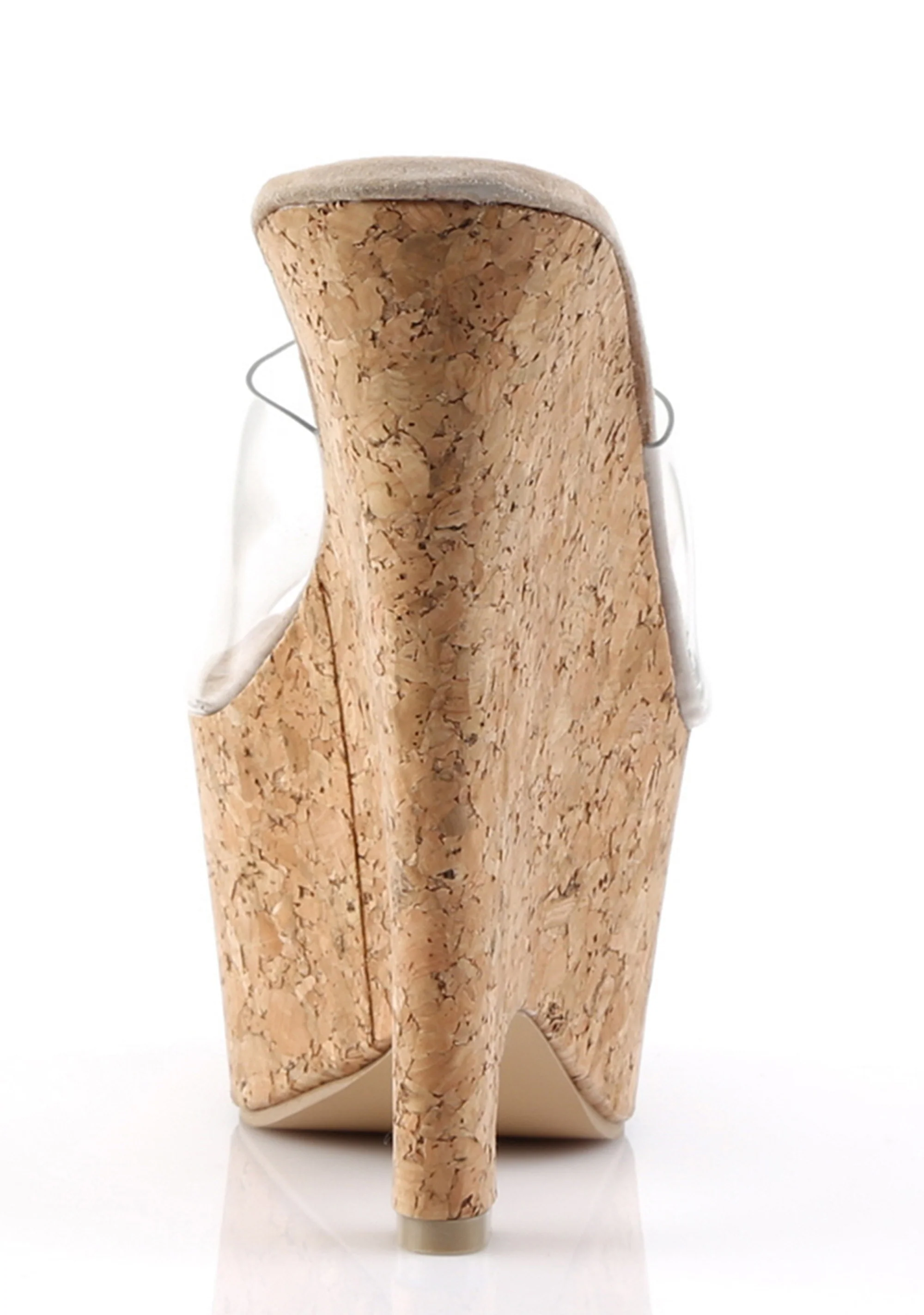 Beau-601 Platform Wedge Slides-Cork - Image 4