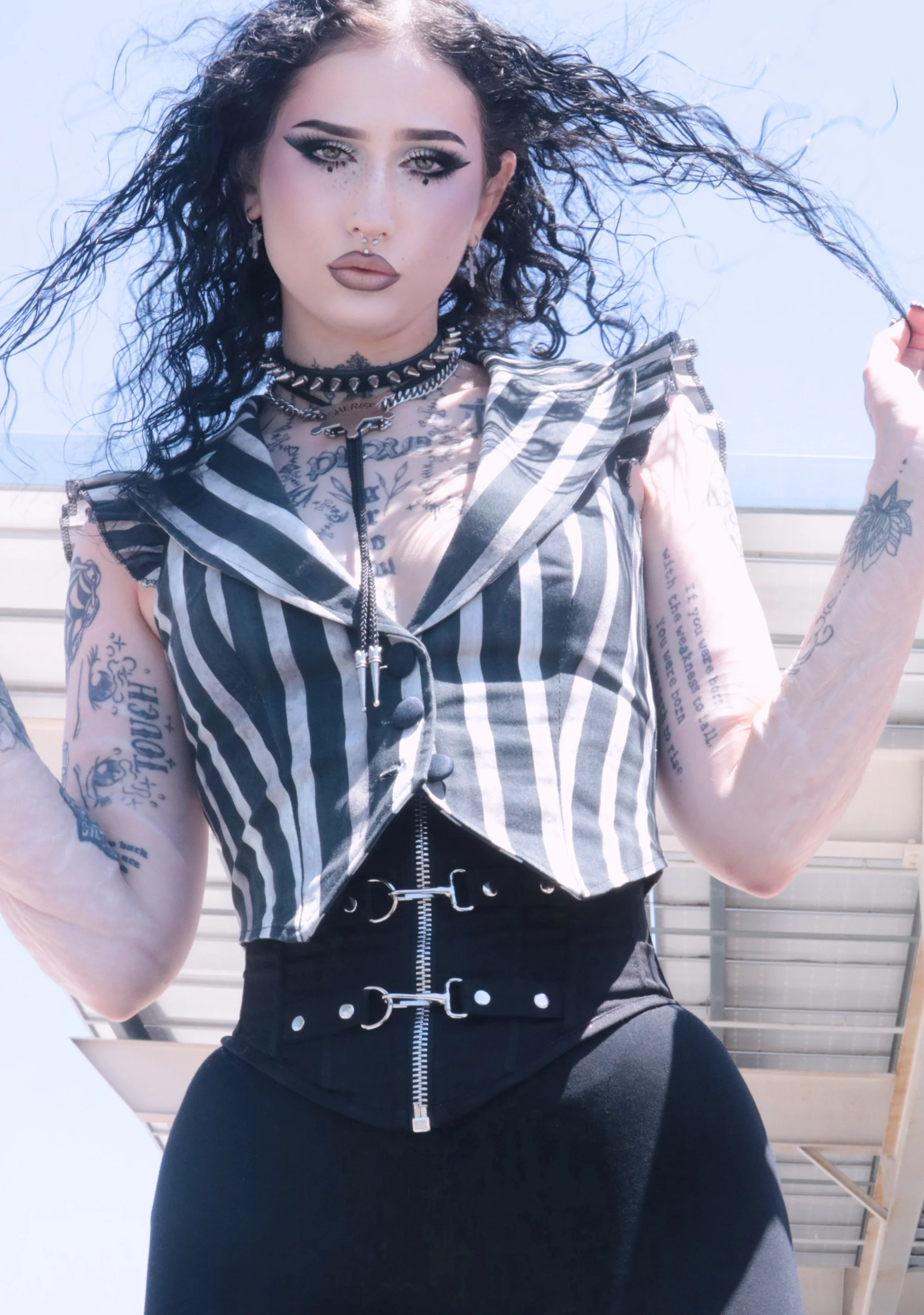 Beautifully Bizarre Twill Vest - Image 5