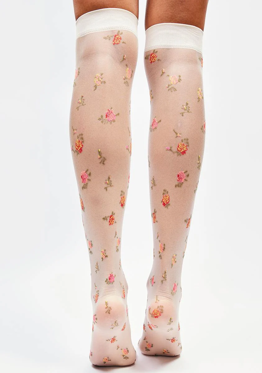 Beauty Blossoms Knee High Socks - Image 3
