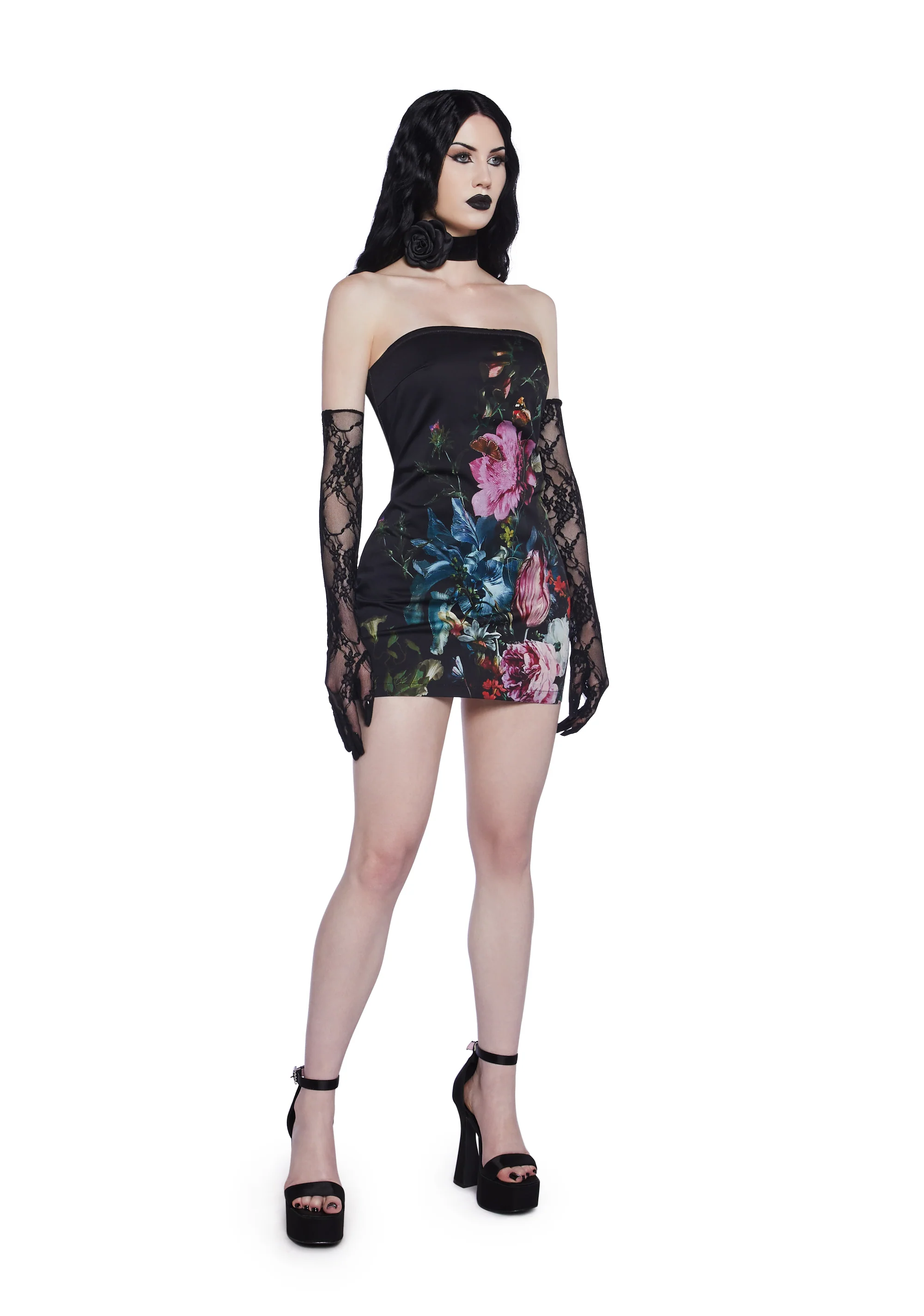 Beauty In Darkness Mini Dress - Image 3
