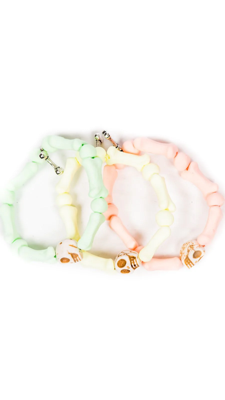 Bedrock Bones Skull Bracelets - Off White - Image 10