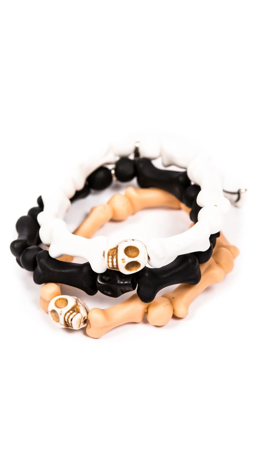 Bedrock Bones Skull Bracelets - Off White - Image 15