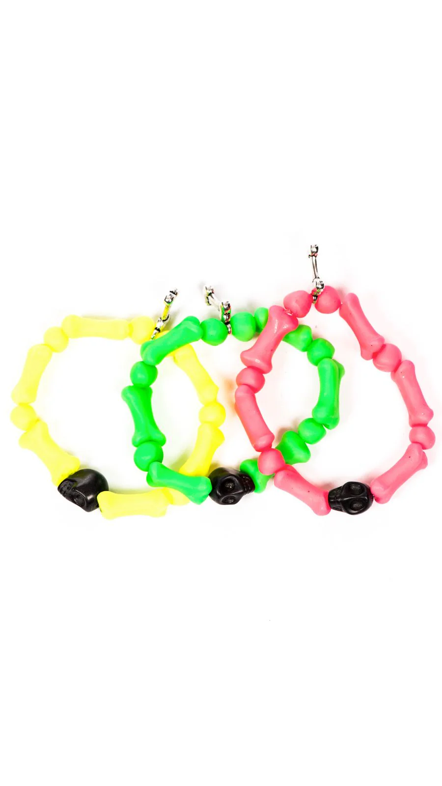 Bedrock Bones Skull Bracelets - Rainbow - Image 2