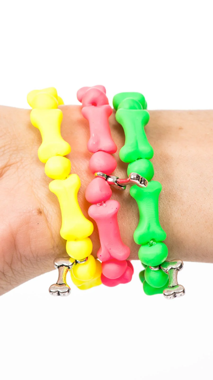 Bedrock Bones Skull Bracelets - Rainbow - Image 3