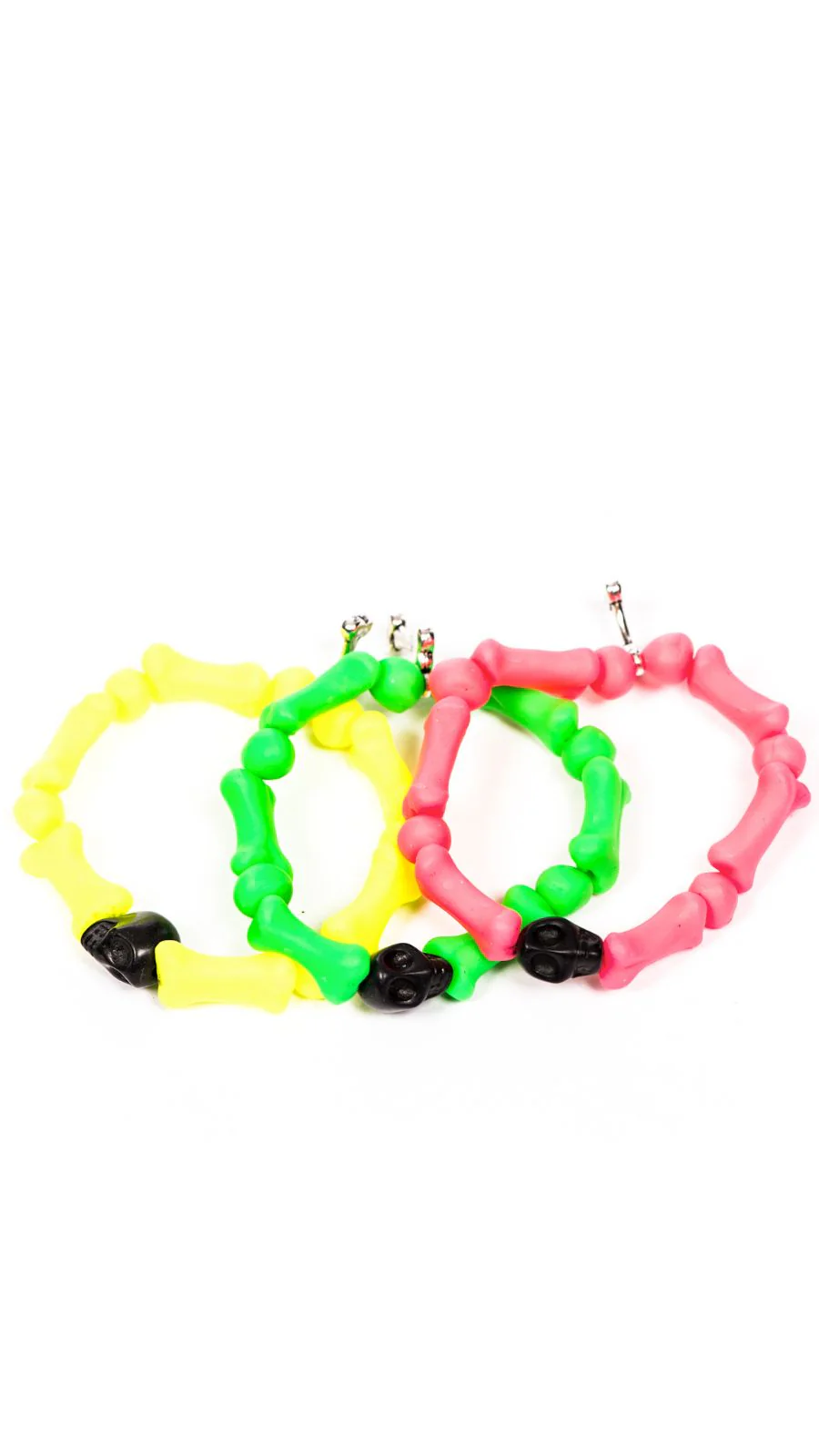 Bedrock Bones Skull Bracelets - Rainbow - Image 4