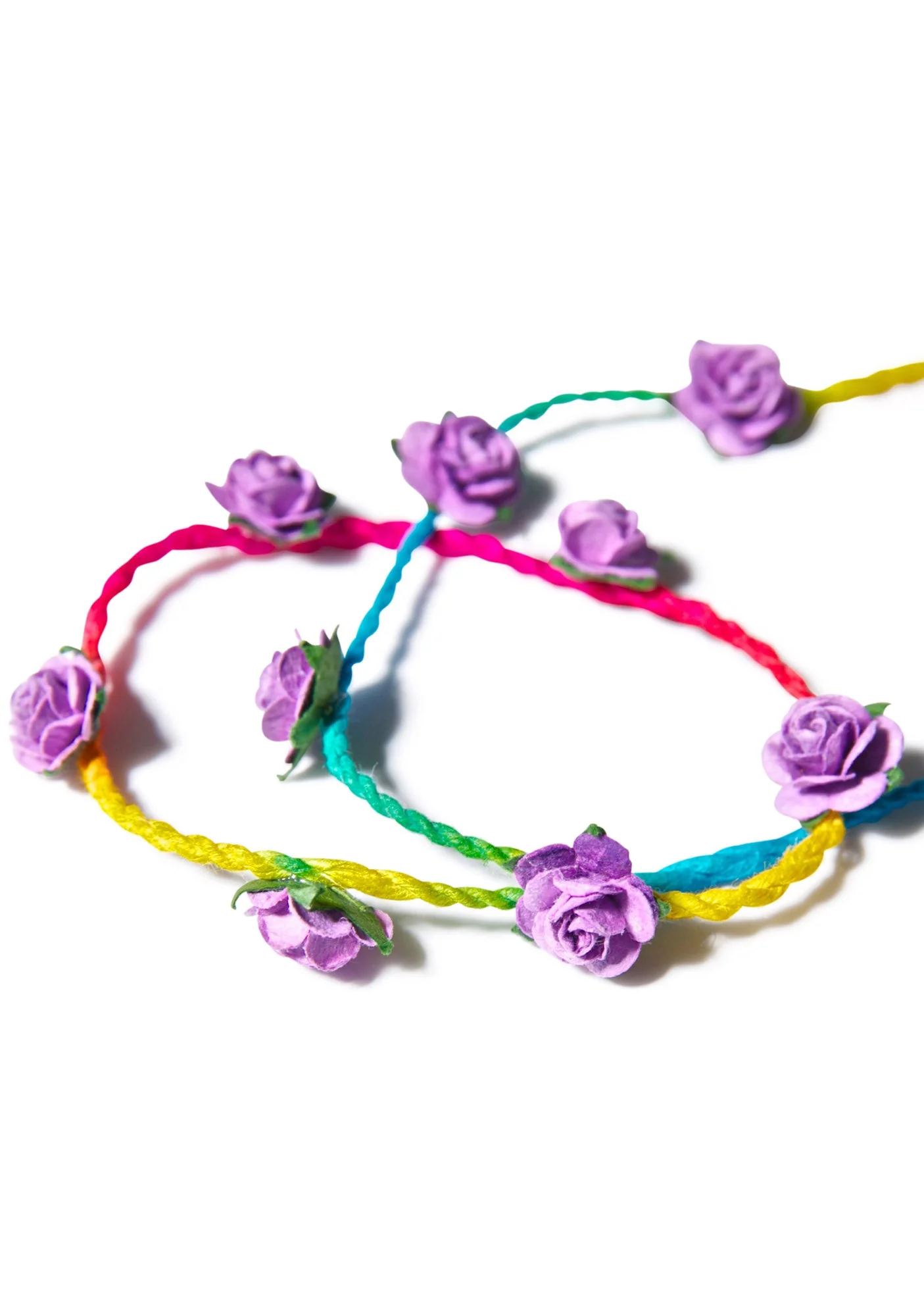 Bella Floral Headband - Pink - Image 2