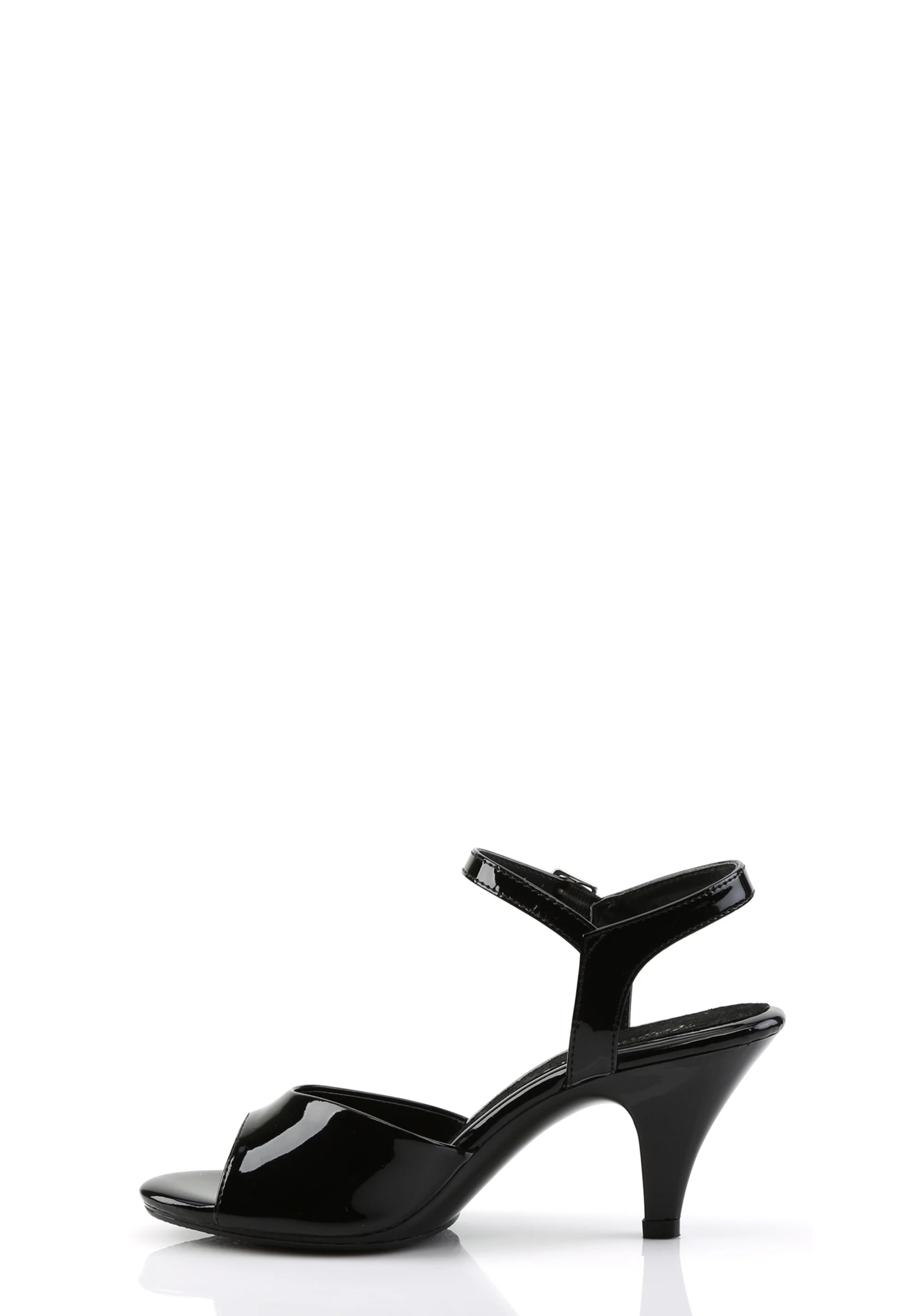Belle-309 Platform Ankle Strap Sandals-Black - Image 2