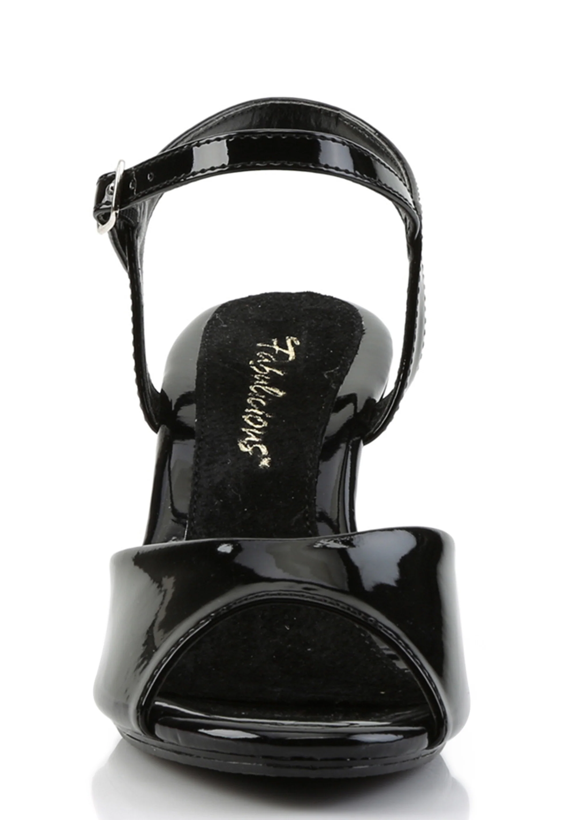 Belle-309 Platform Ankle Strap Sandals-Black - Image 3