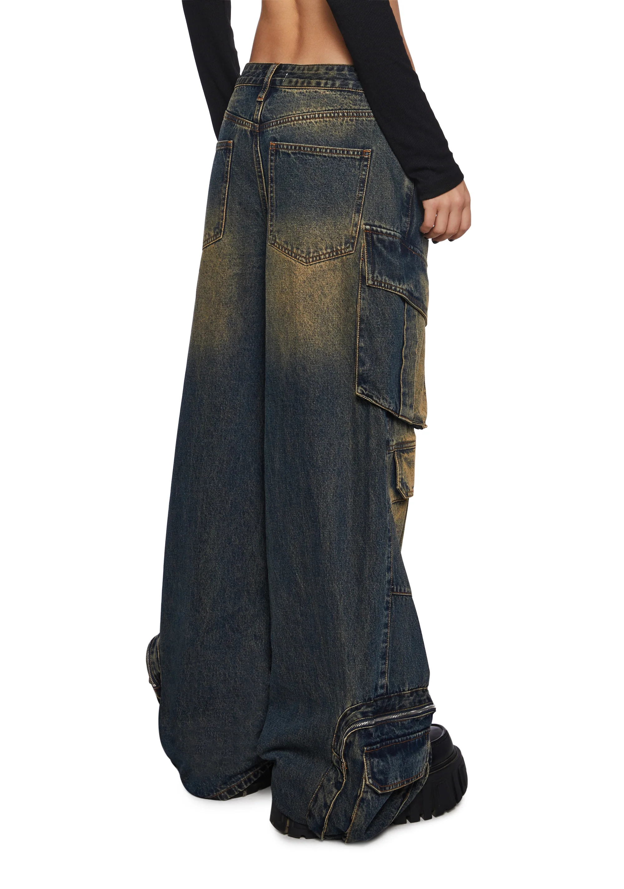 Bending The Rules Cargo Jeans - Image 4