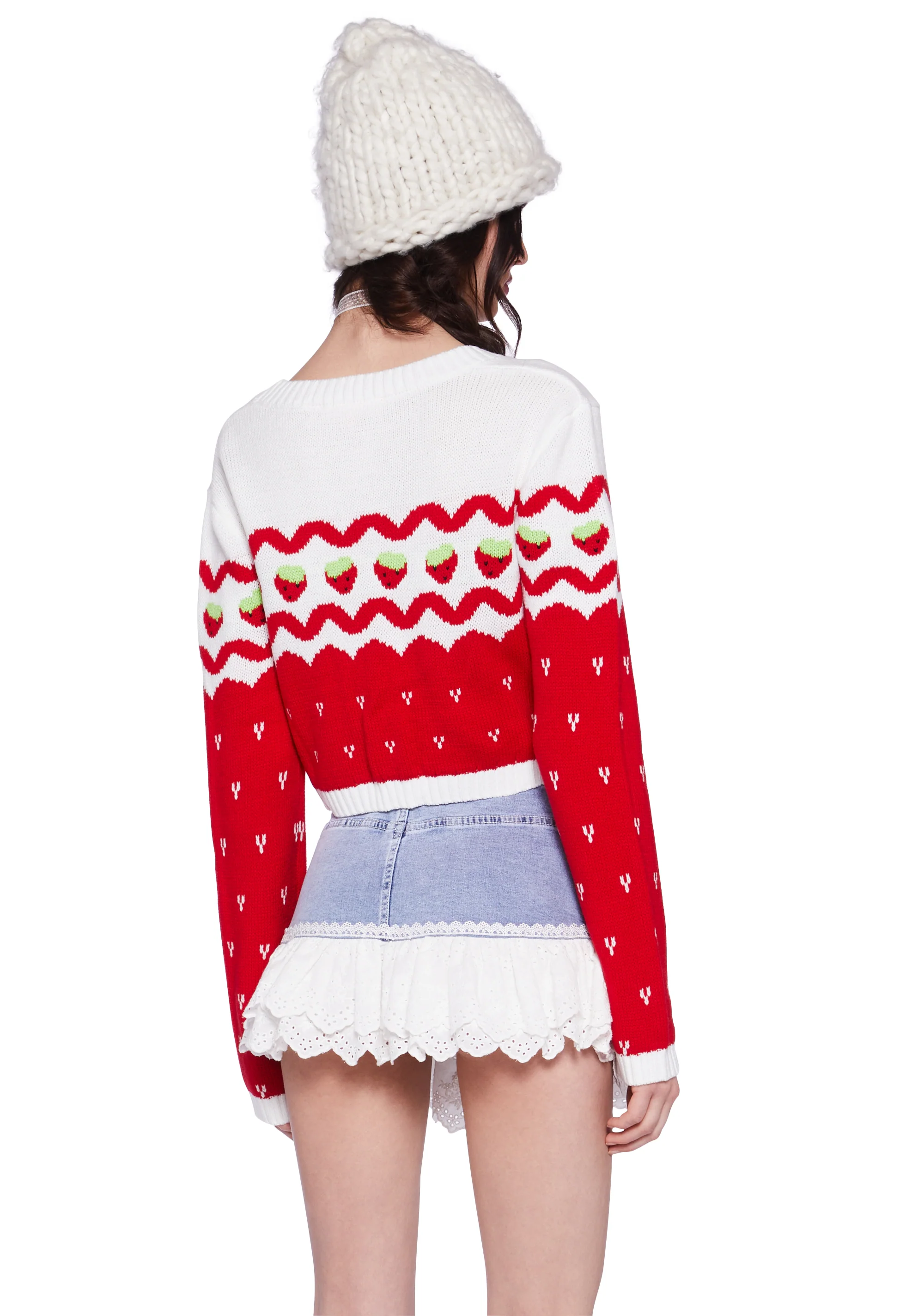 Berry Charms Intarsia Sweater - Image 4
