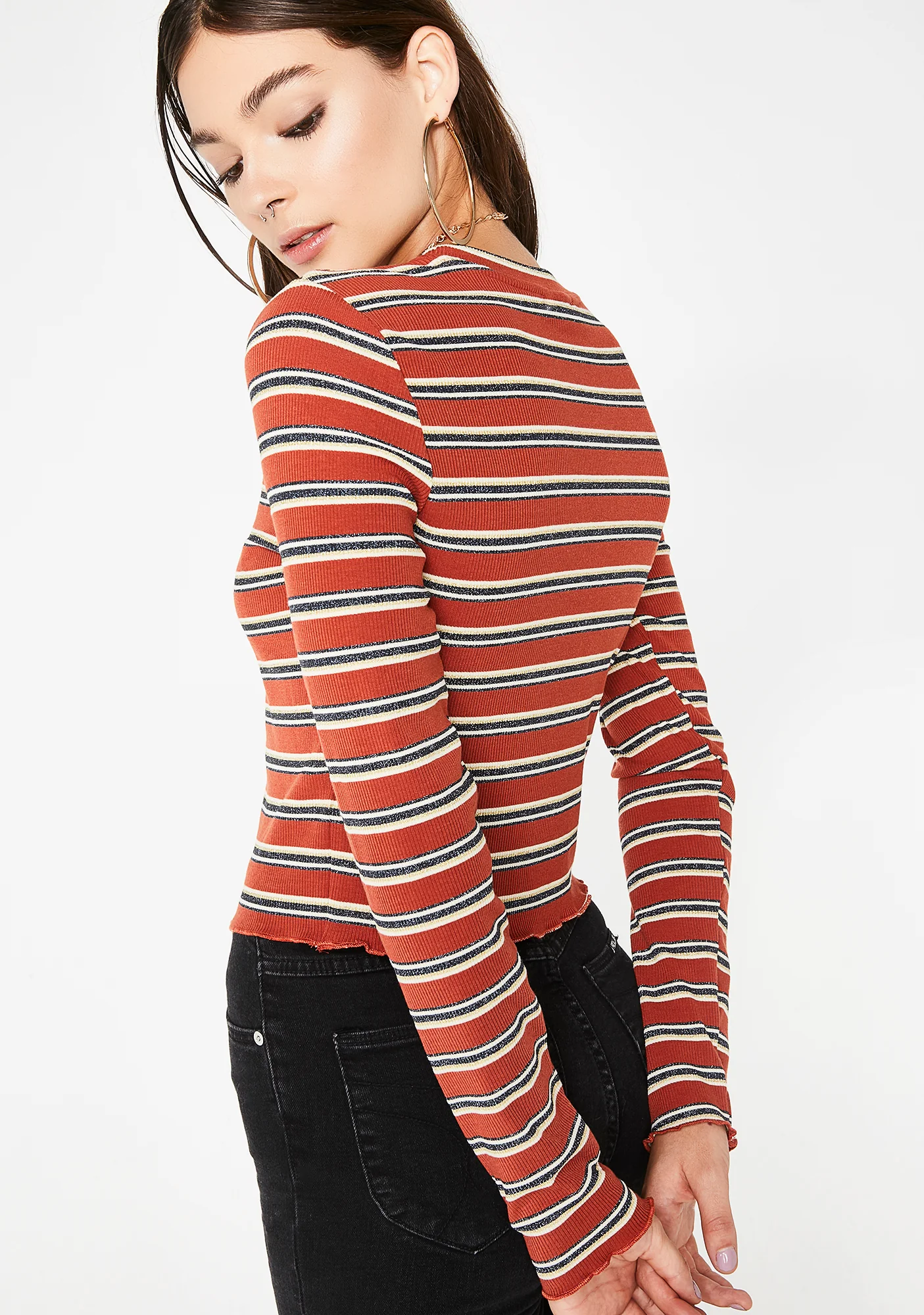 Best Ya Never Had Stripe Top - Image 4