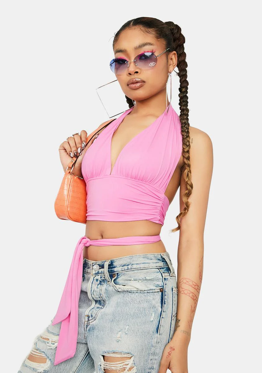 Best You've Had Crop Halter Top - Image 2