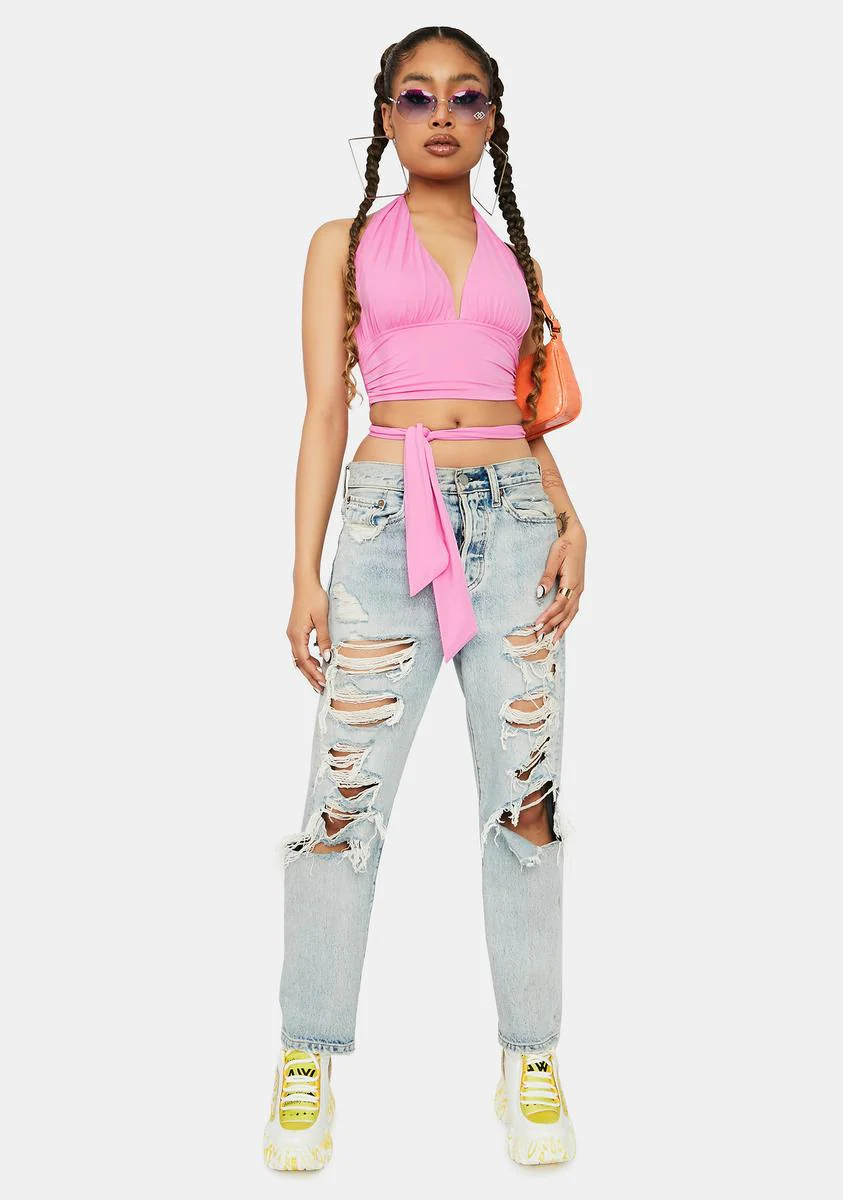Best You've Had Crop Halter Top - Image 3