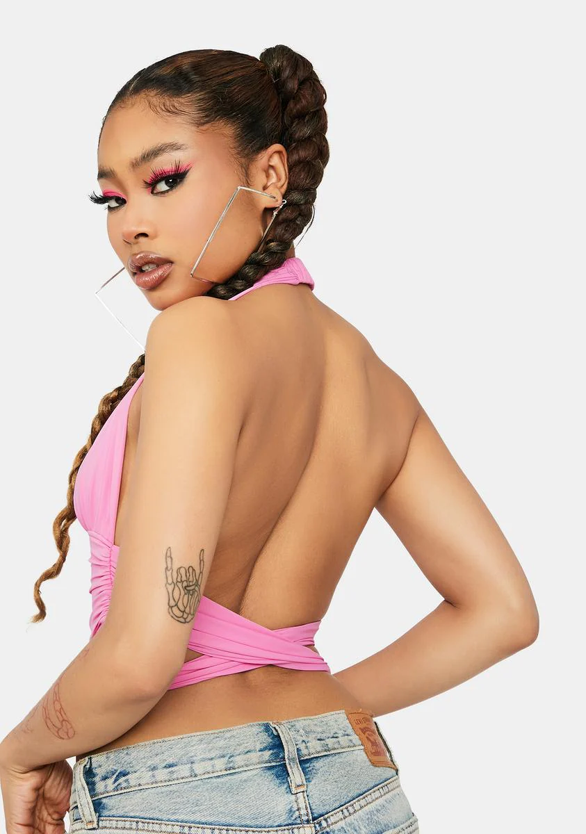 Best You've Had Crop Halter Top - Image 4