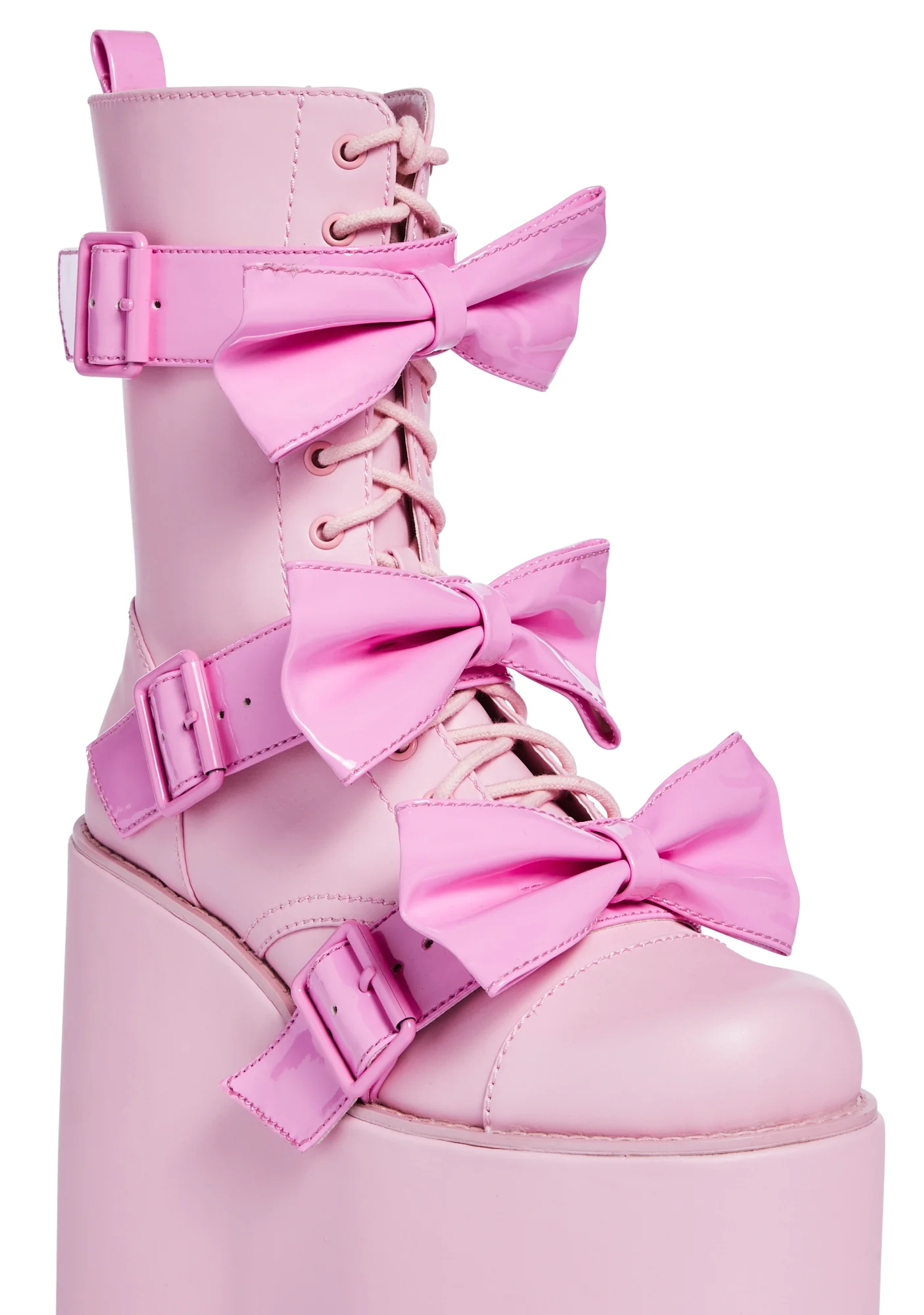 Big Bow Traitor Boots - Pink - Image 2