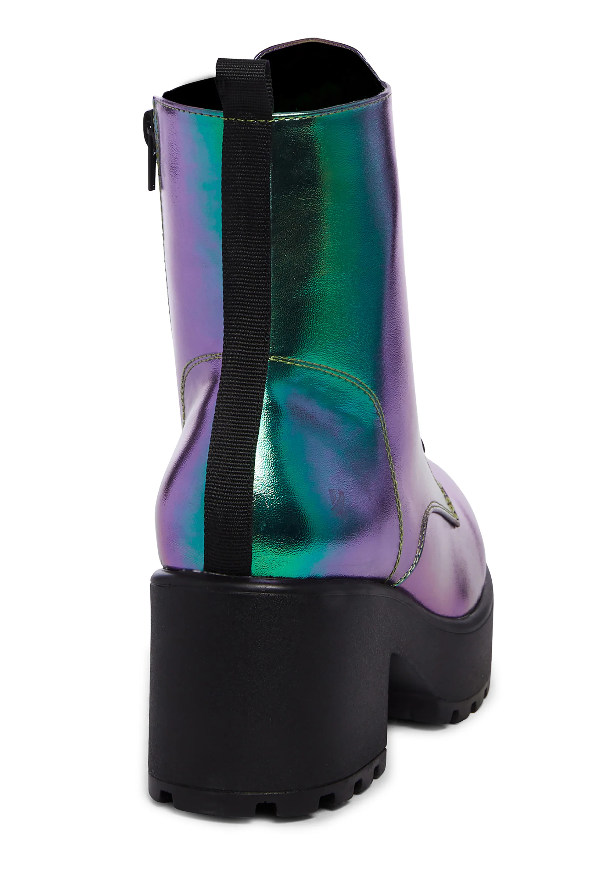Bismouth Platform Boots - Iridescent Green - Image 2