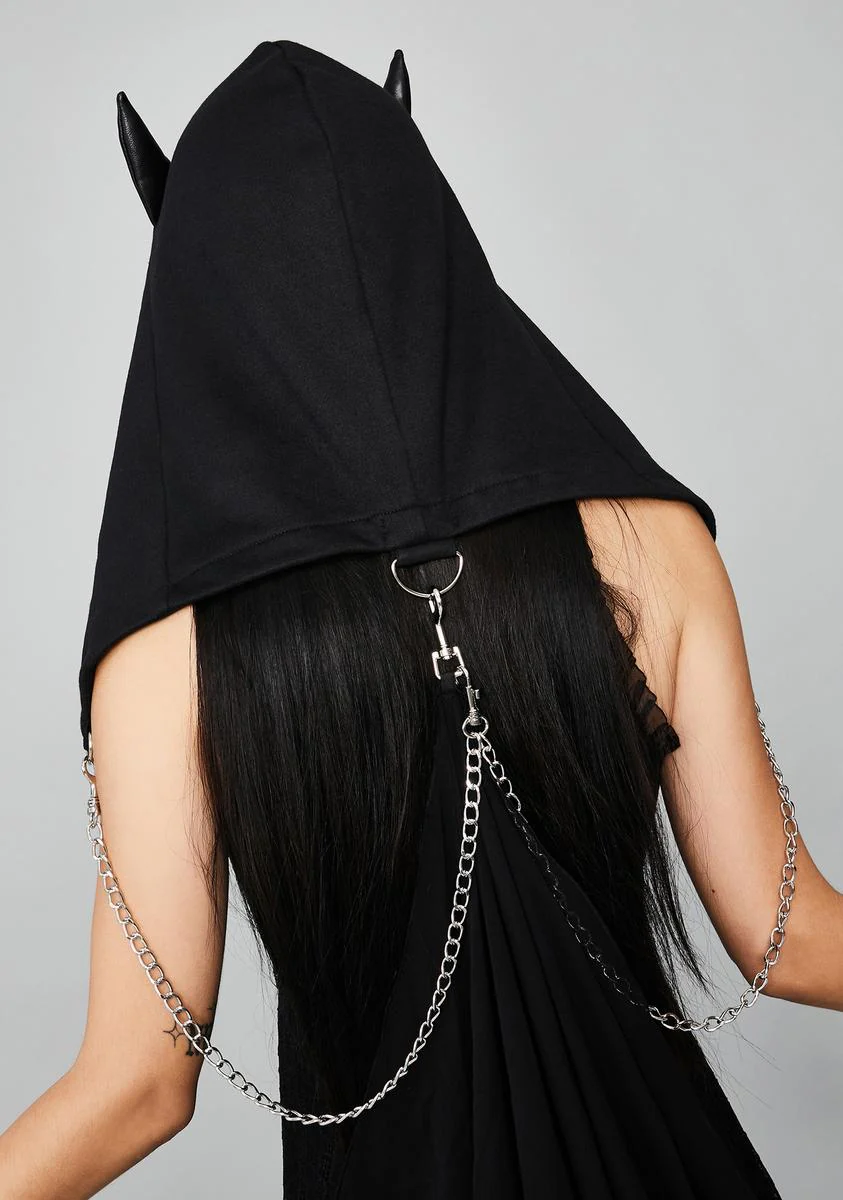 Bite Night Hooded Bat Cape - Image 4