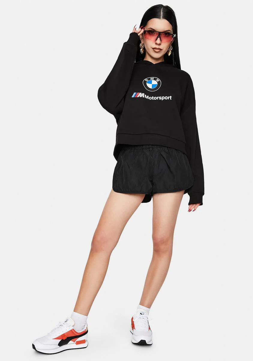 Black BMW M Motorsport Street Hoodie - Image 3