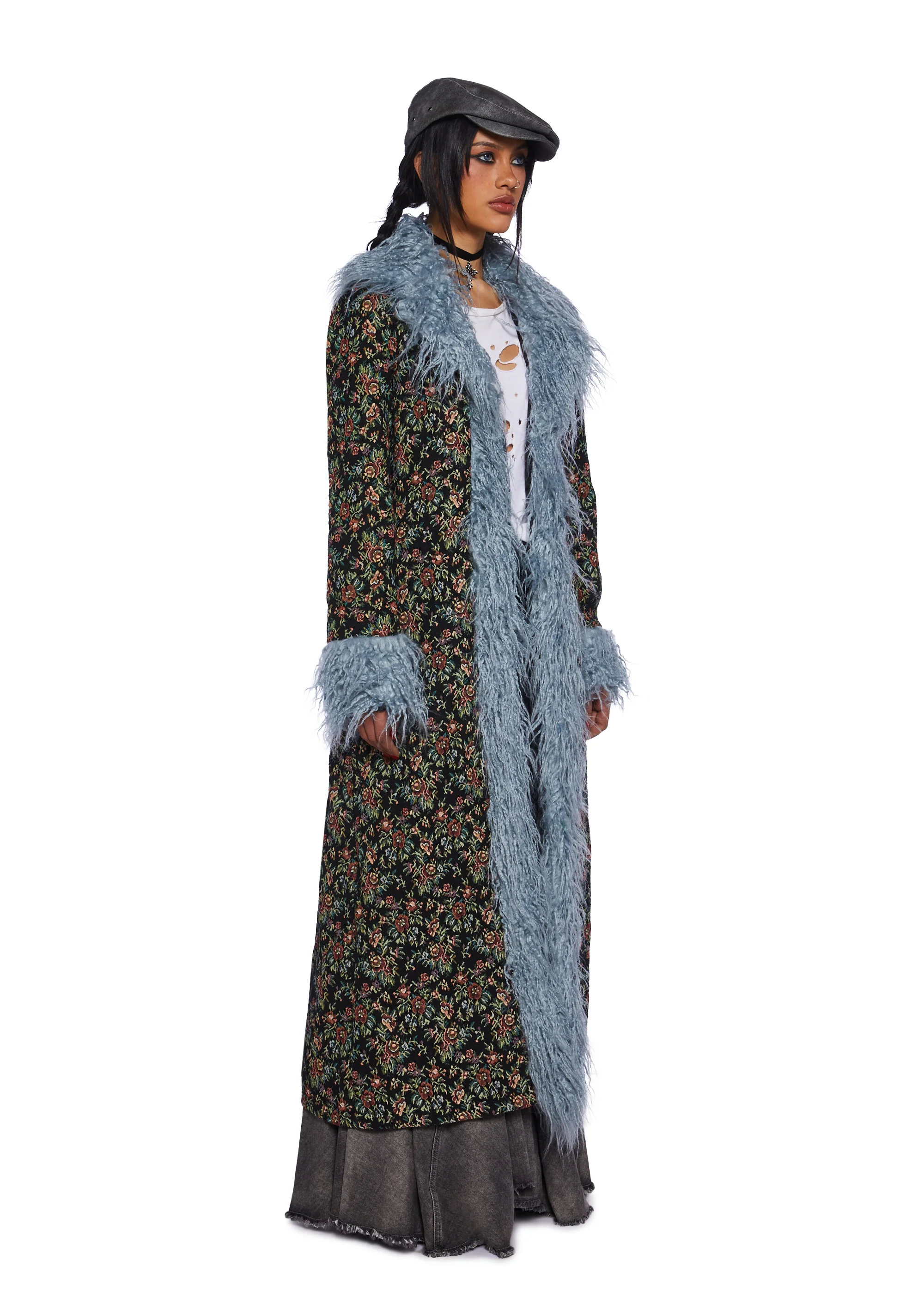 Sweet Pea Serenity Faux Fur Coat - Image 3