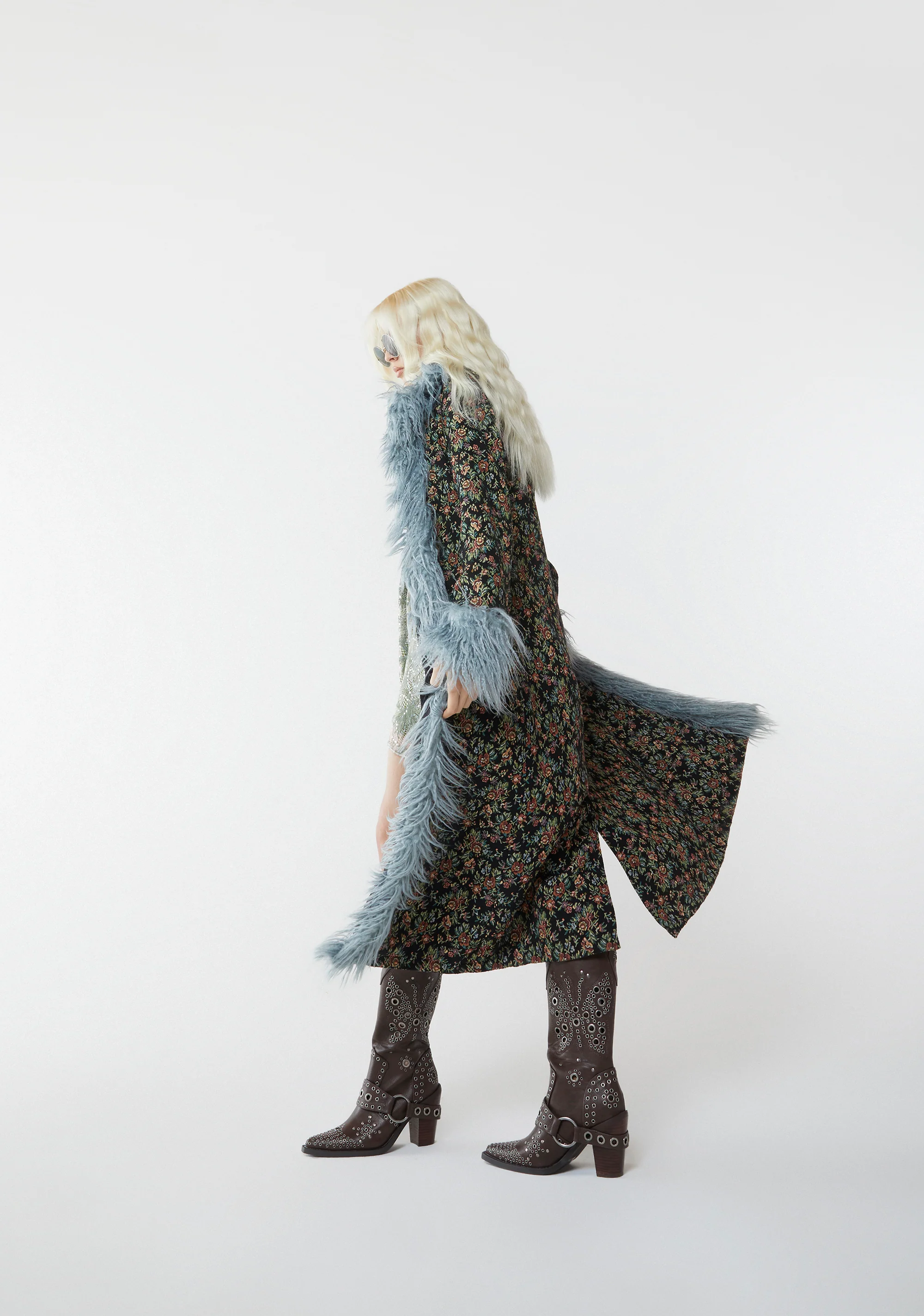 Sweet Pea Serenity Faux Fur Coat - Image 7