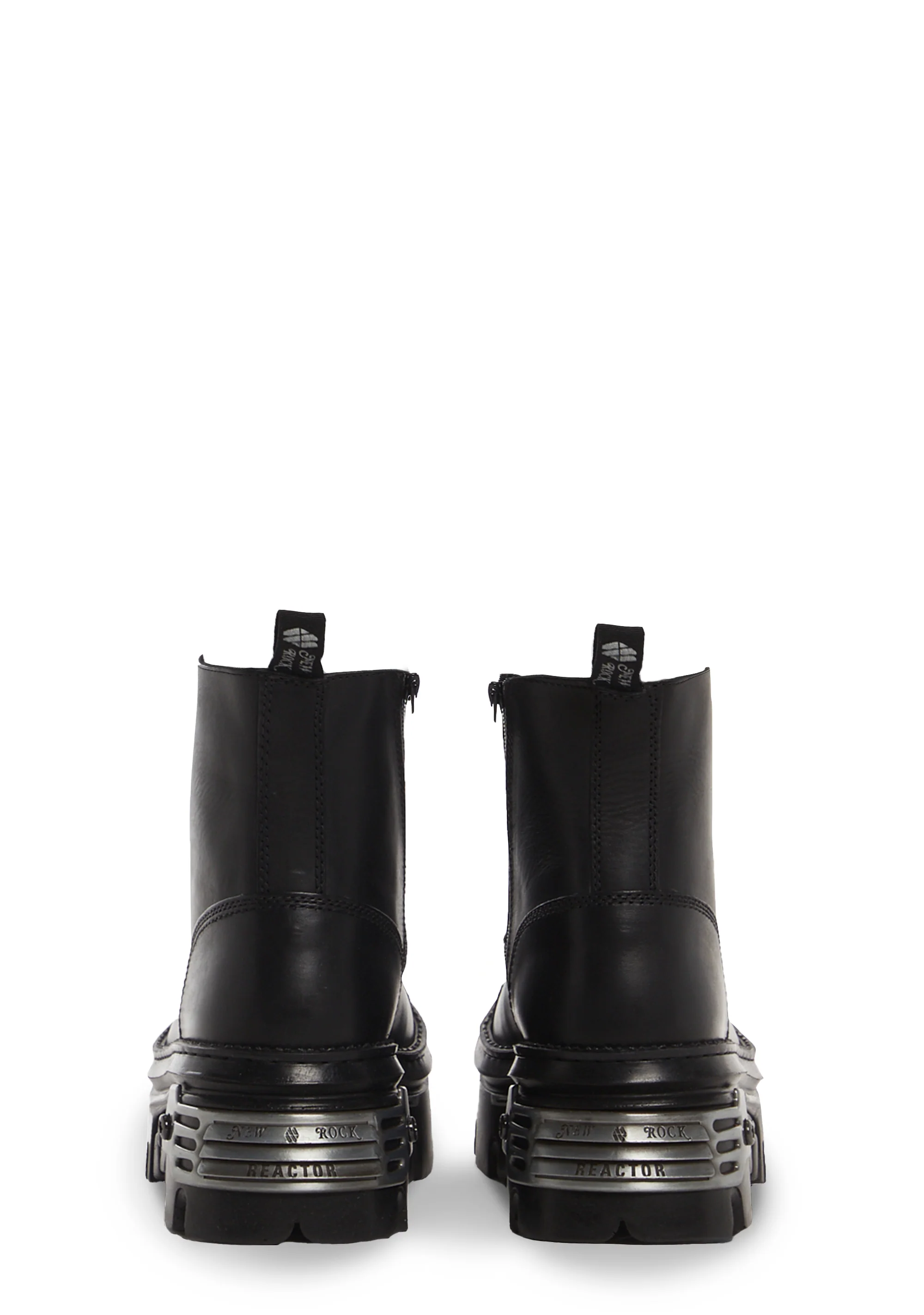 M-WALL083CCT-S13 Leather Combat Boots - Image 4