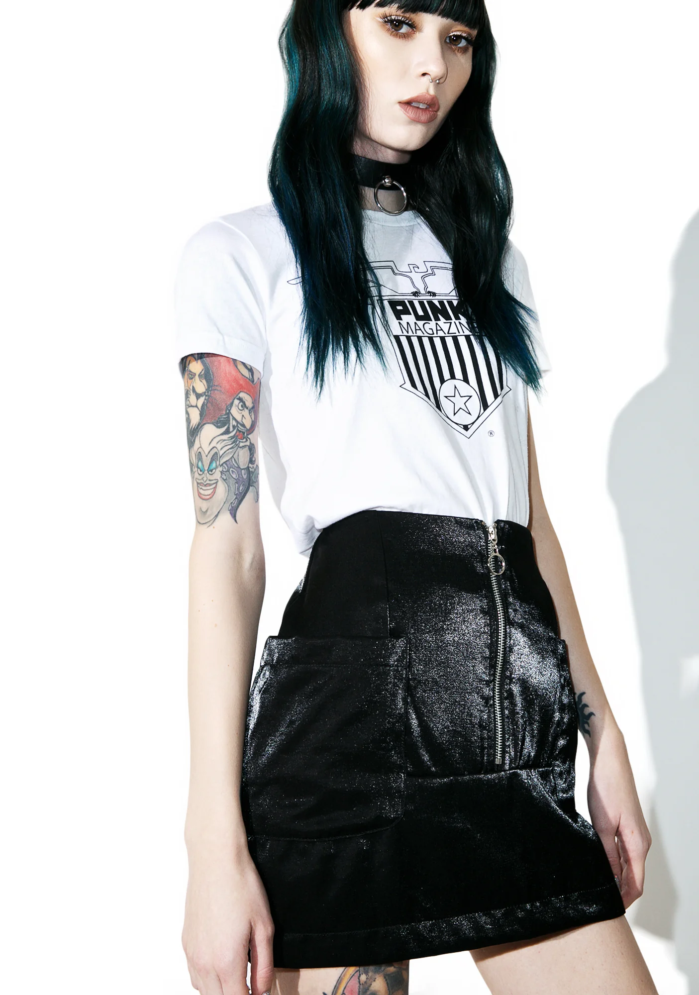 Black Noise Mini Skirt - Image 3