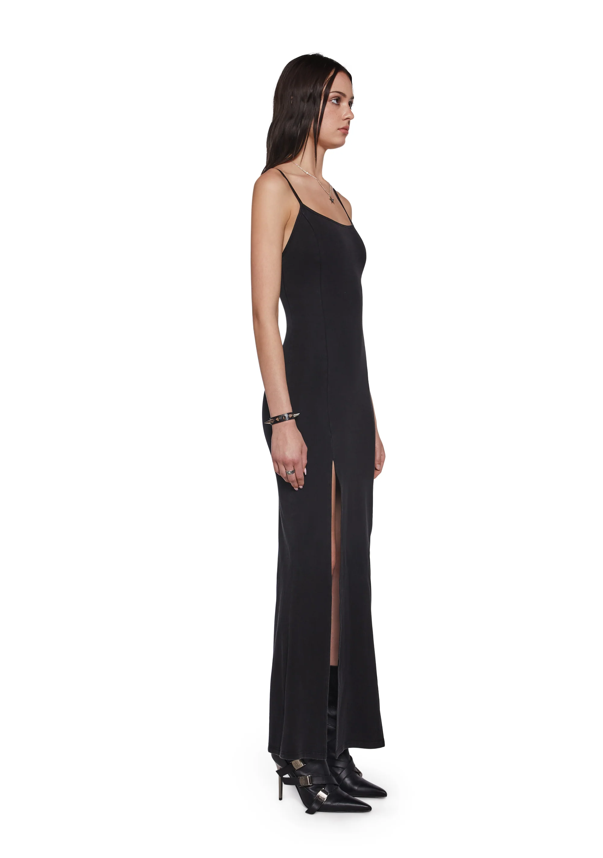 Elegant Grunge Maxi Dress - Image 4