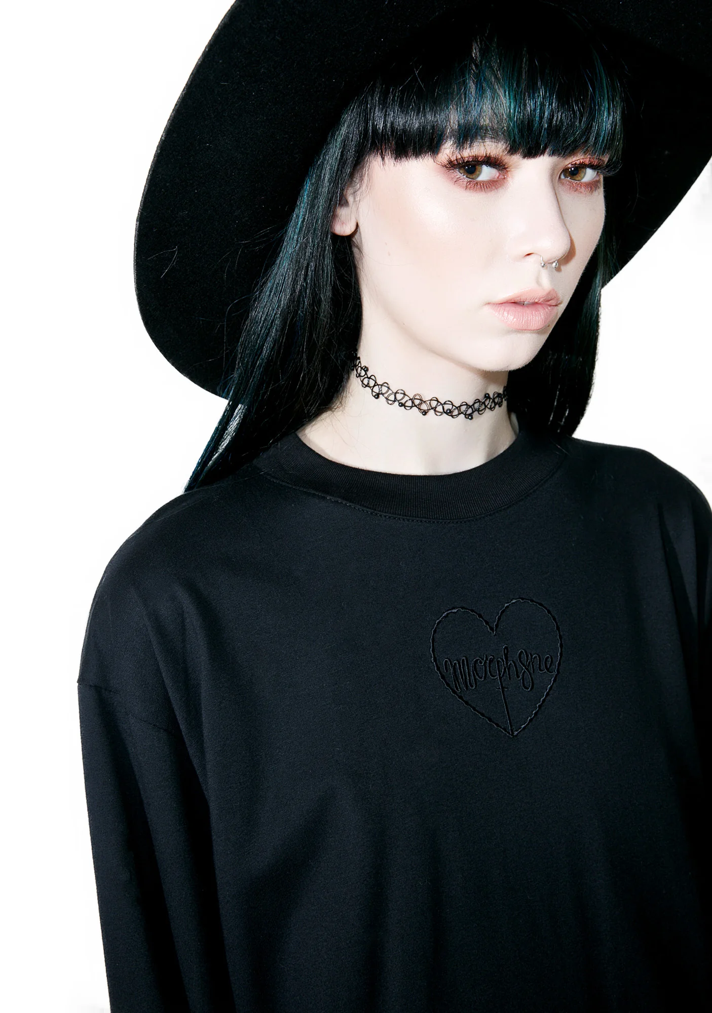 Black Twine Long Sleeve Top - Image 4