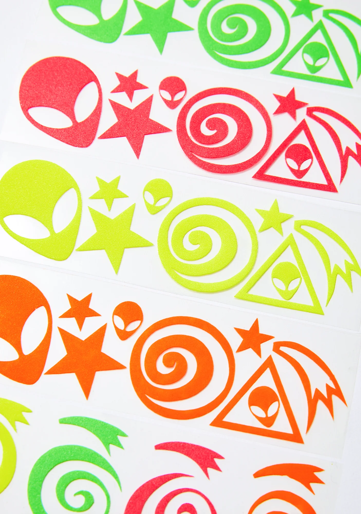 Blacklight Alien Body Stickers - Image 2