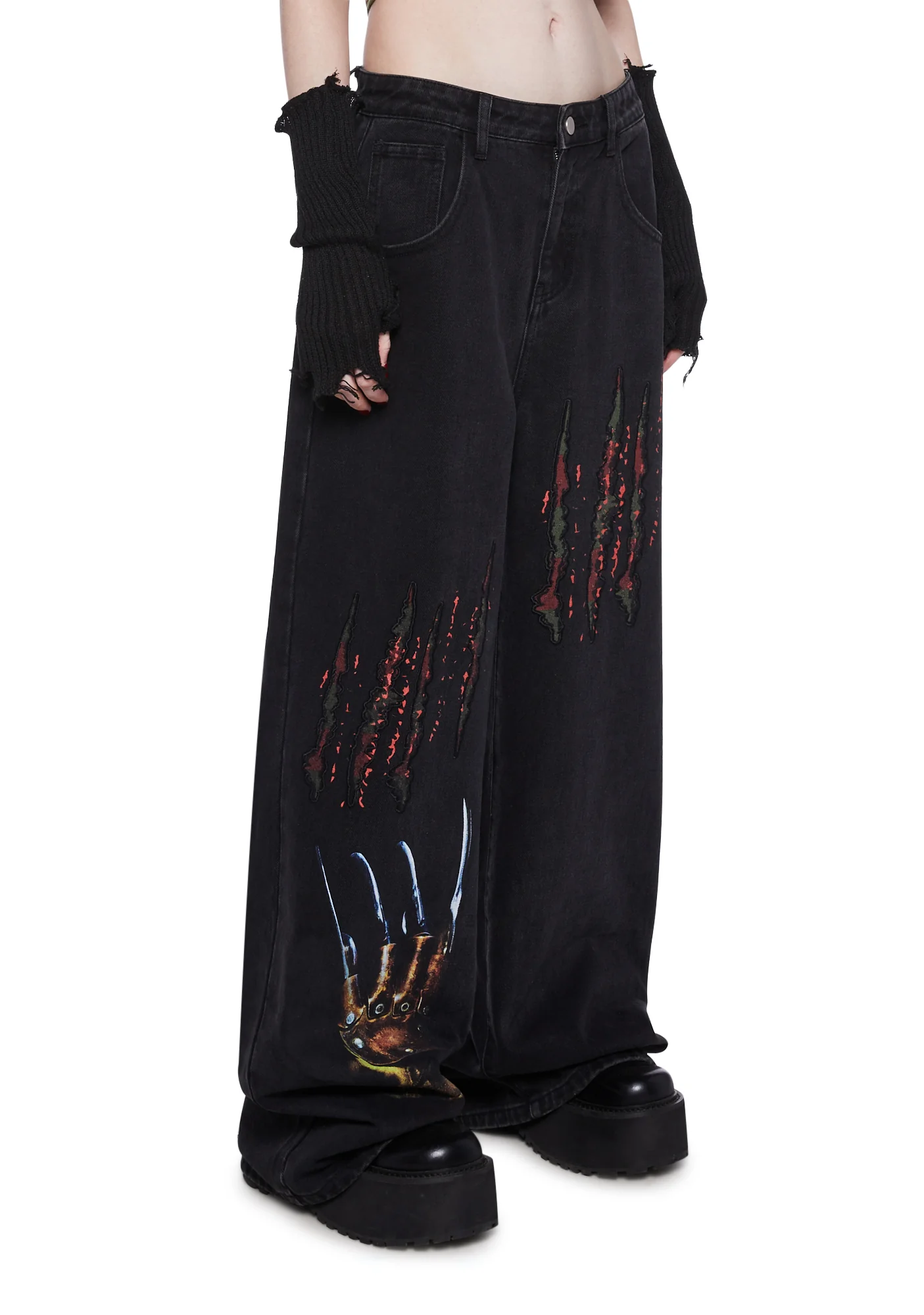 Bleeding Dreams Wide Leg Pants - Image 3
