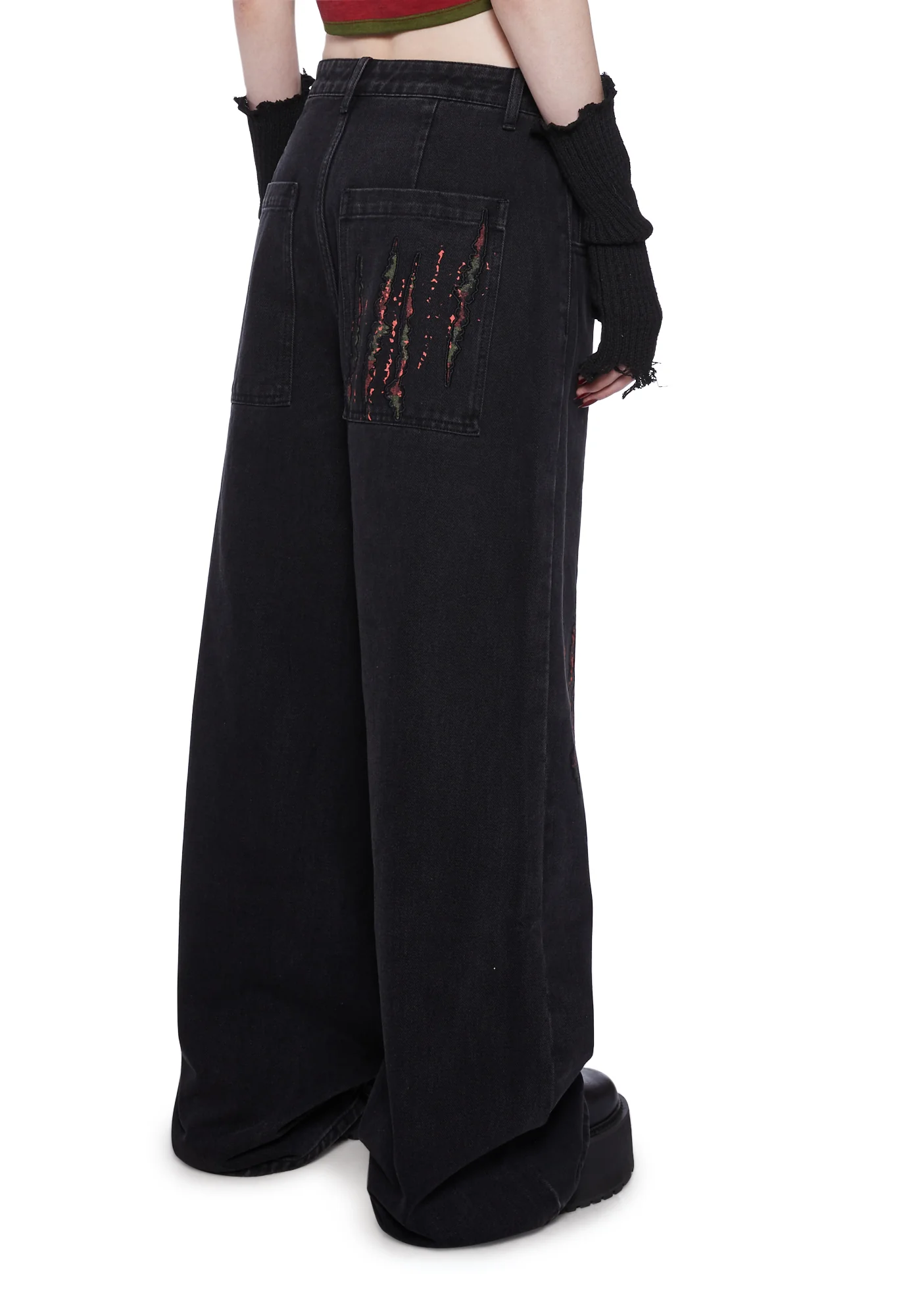 Bleeding Dreams Wide Leg Pants - Image 4