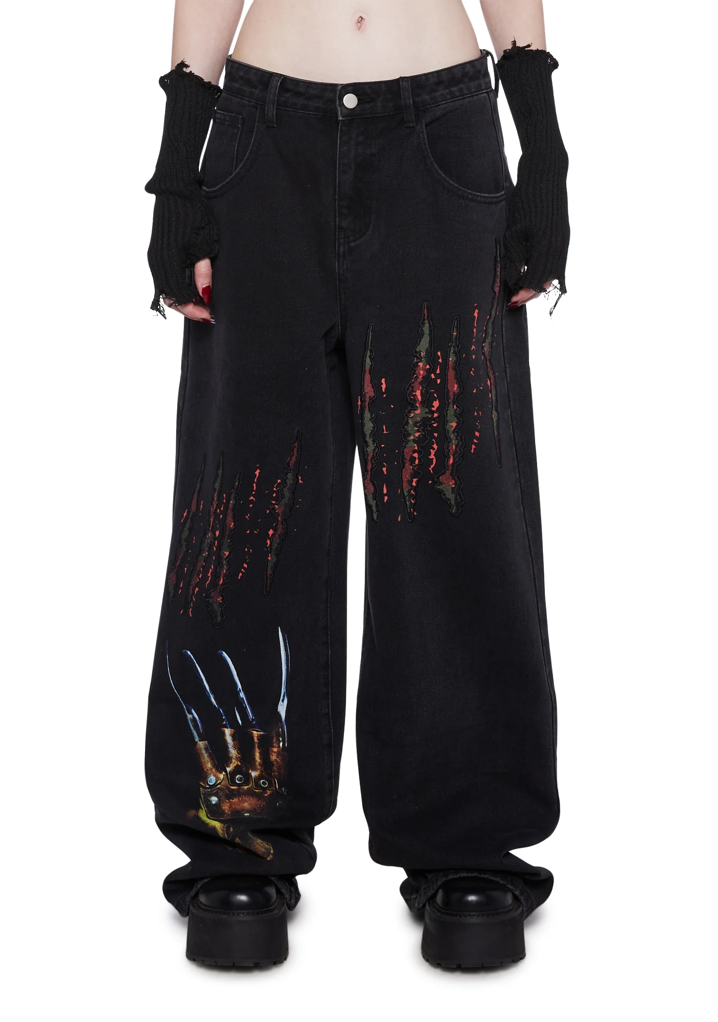 Bleeding Dreams Wide Leg Pants - Image 7