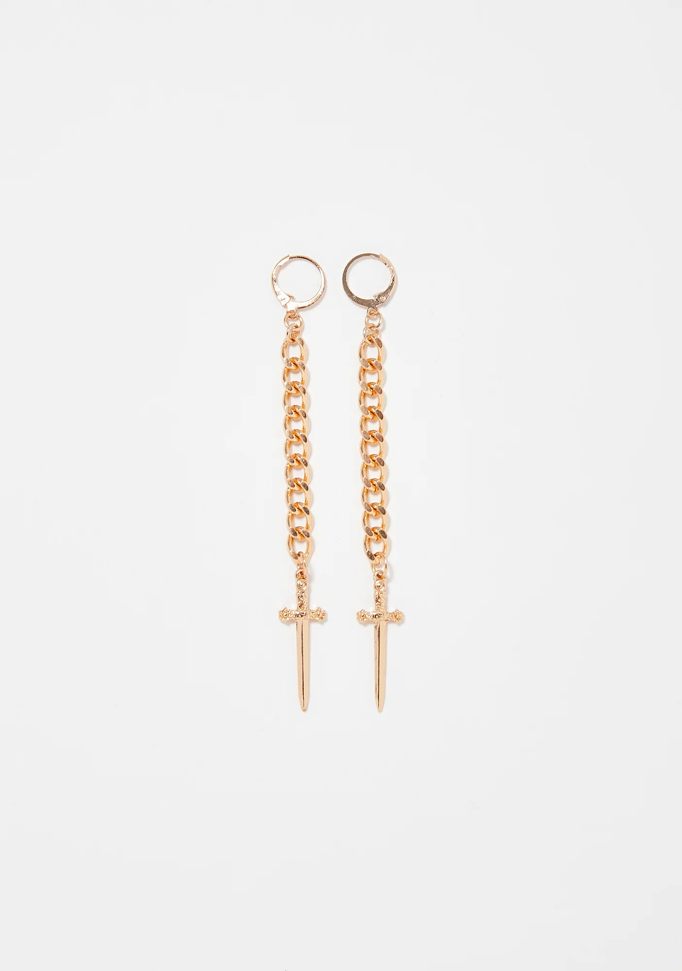Blessed Is She Cross Earrings - Image 2