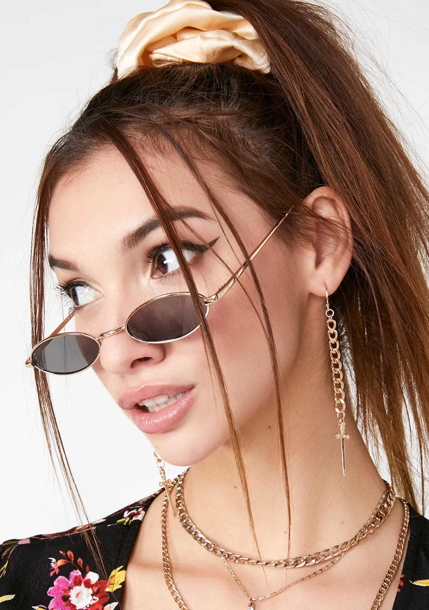 Blessed Is She Cross Earrings - Image 3