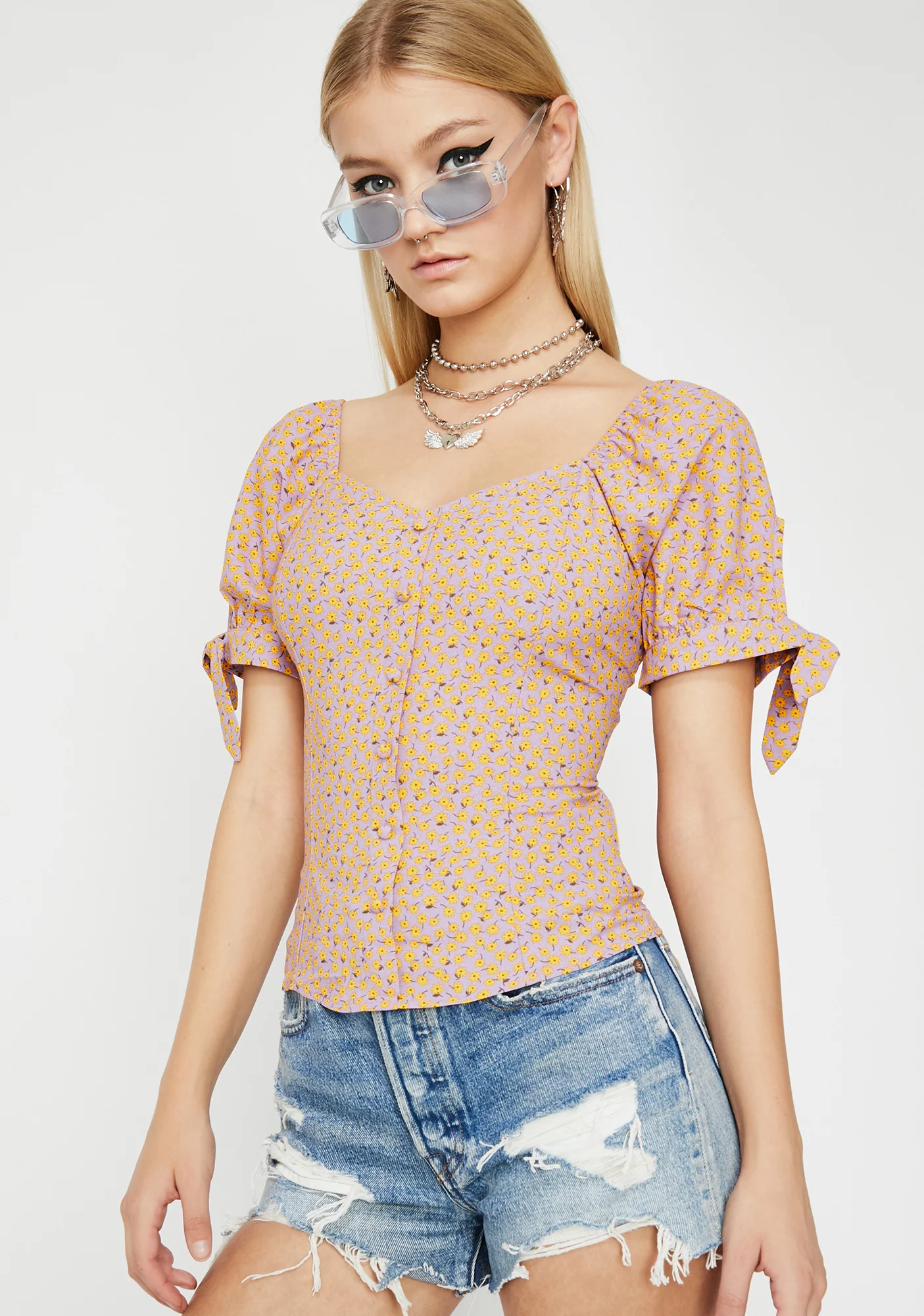 Bliss Reality Floral Blouse - Image 2
