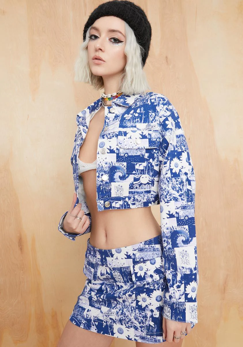 Blissed Out Crop Jacket - Image 2