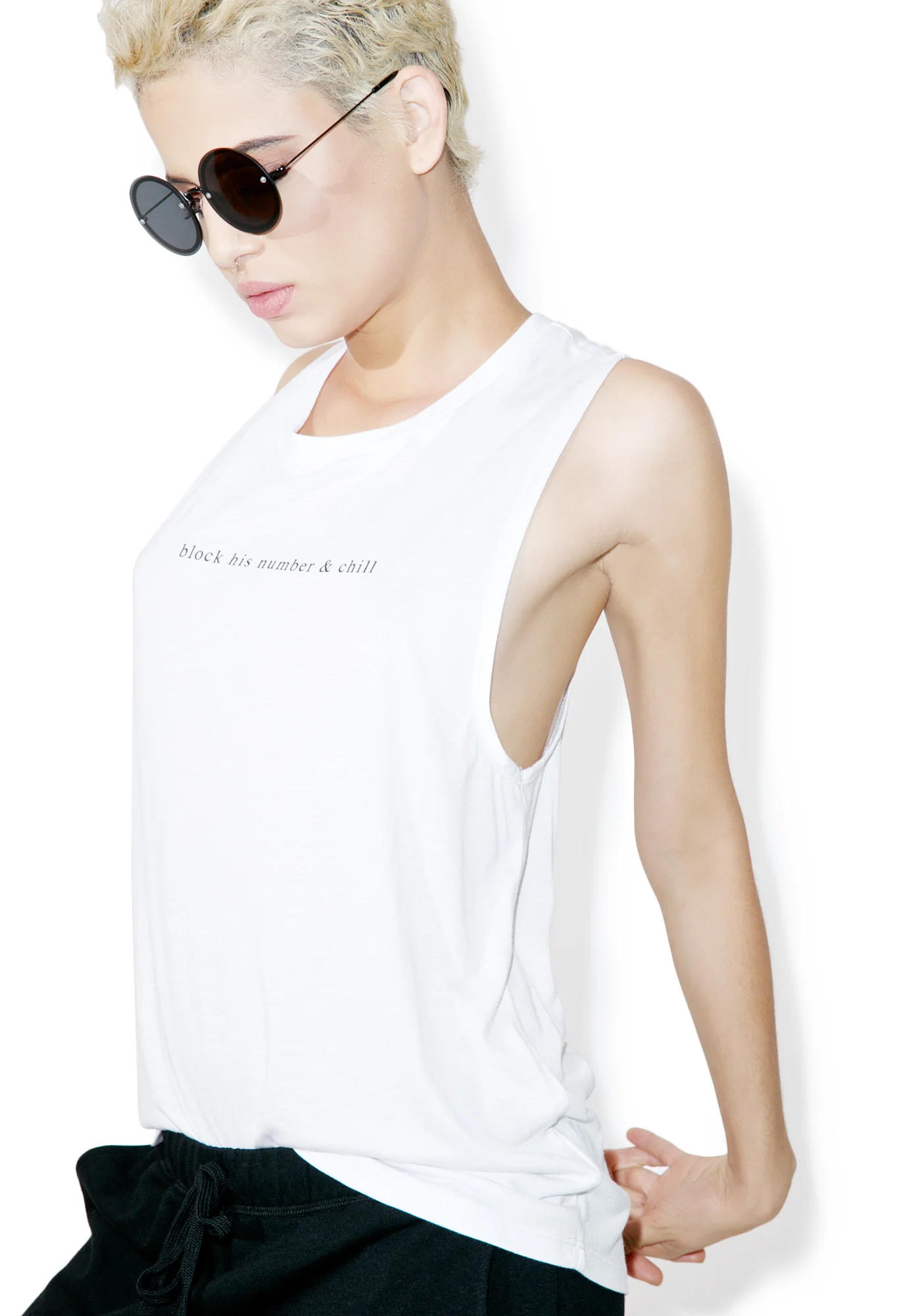 Block And Chill Muscle Tank - Image 2