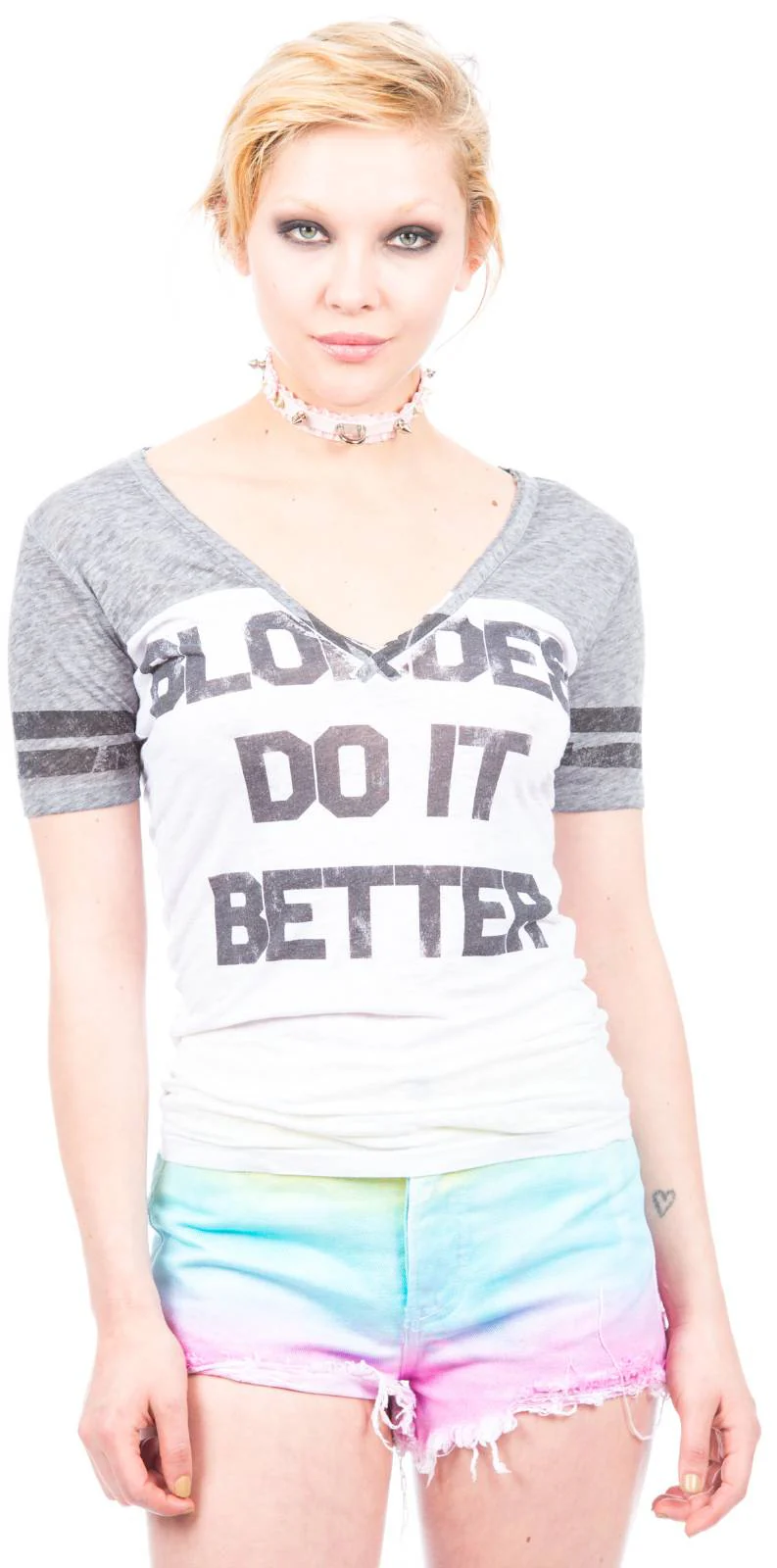 Blondes Do It Better Football Tee - Image 5