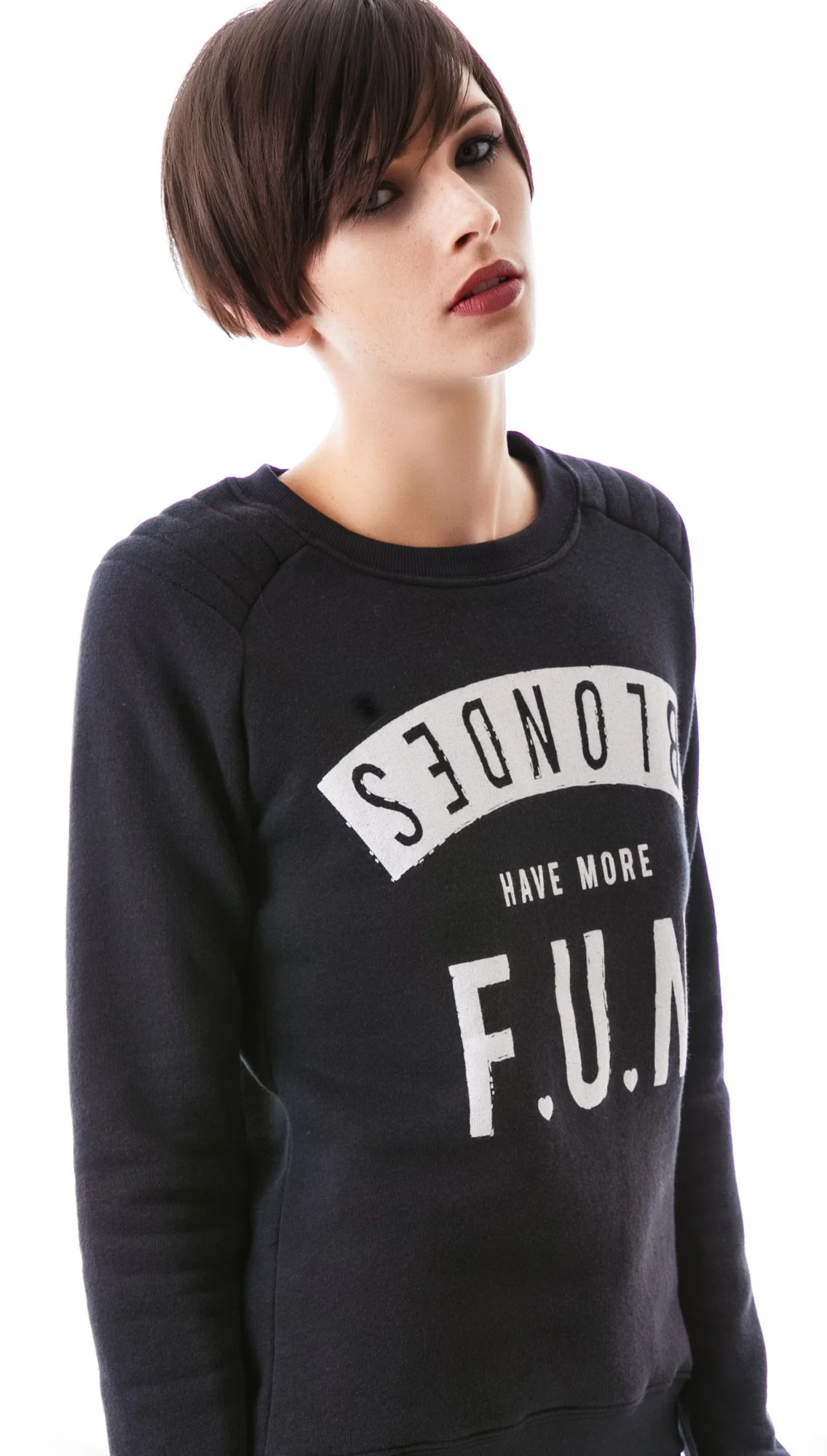 Blondes Have More Fun Pullover Sweatshirt - Image 5