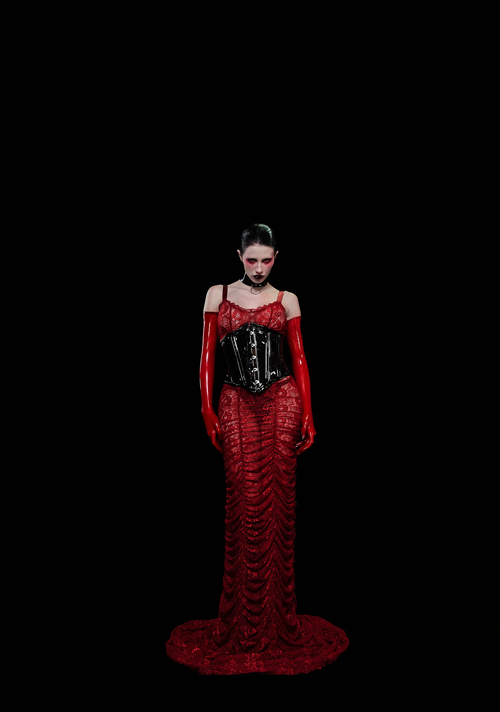 Blood Sucker Maiden Lace Maxi Dress - Image 6