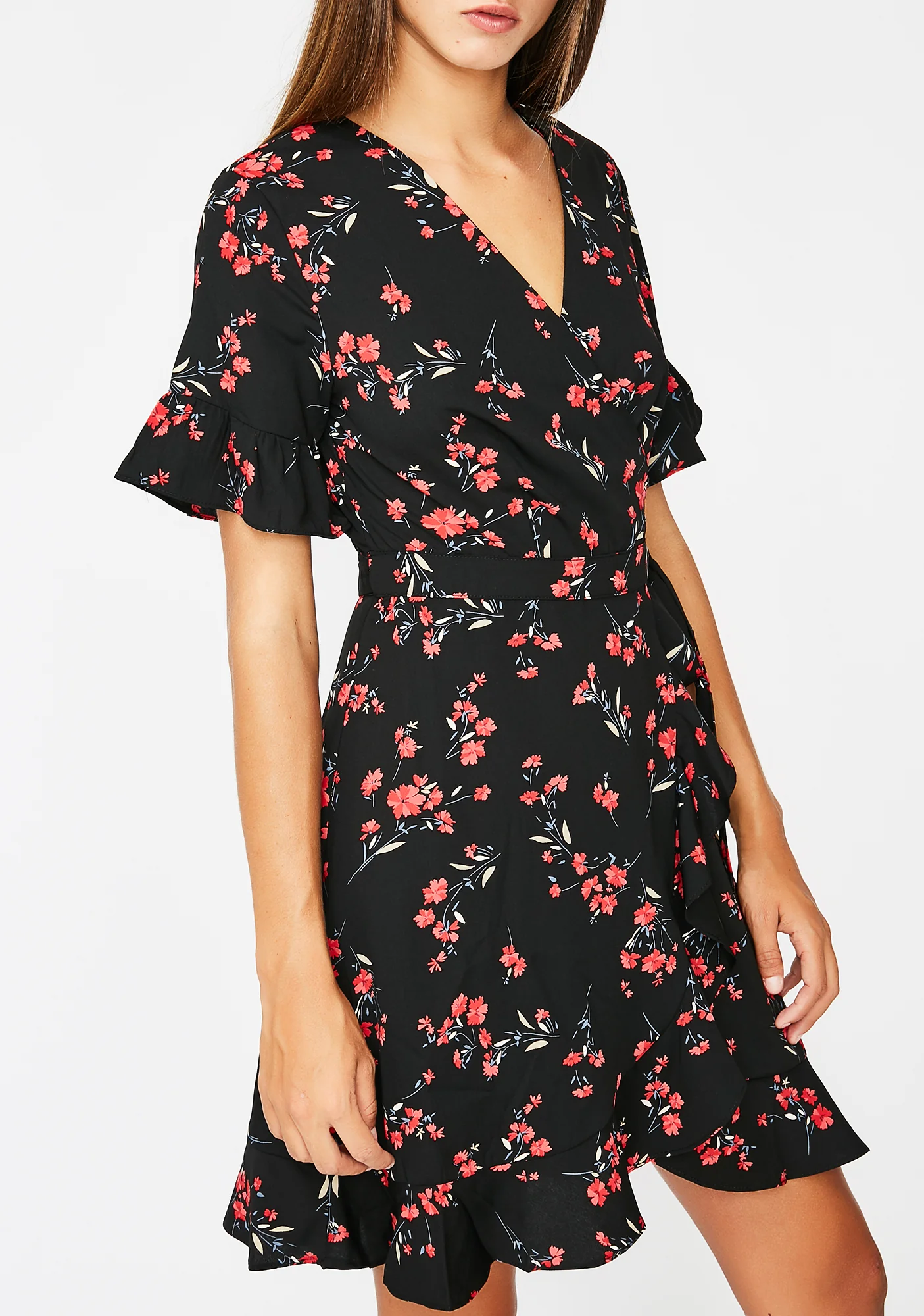 Blooming Babe Wrap Dress - Image 2