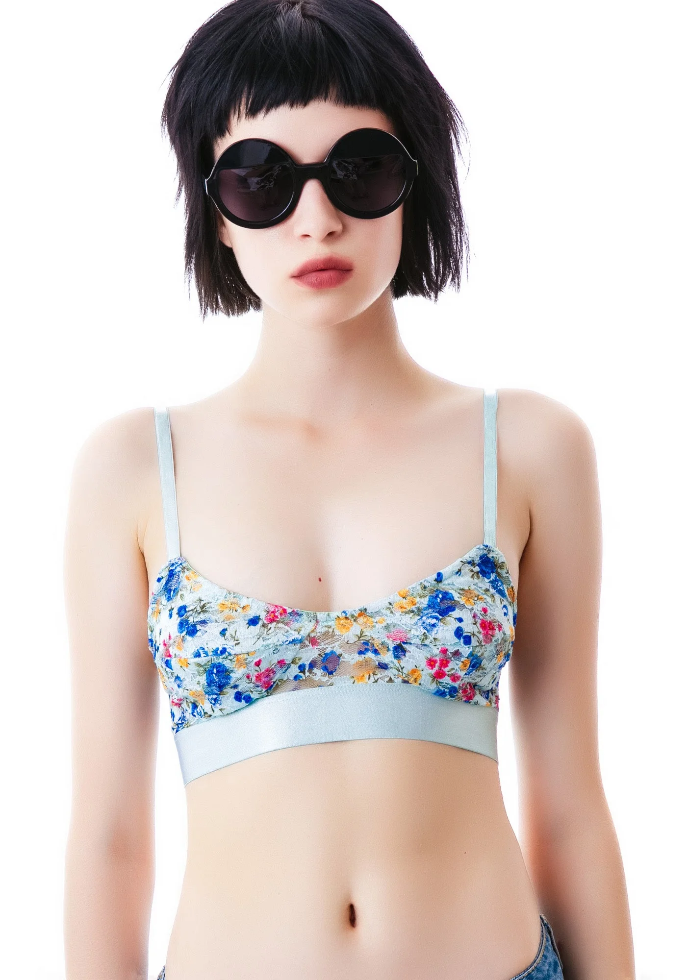 Blooming Buds Bralette - Light Blue - Image 11