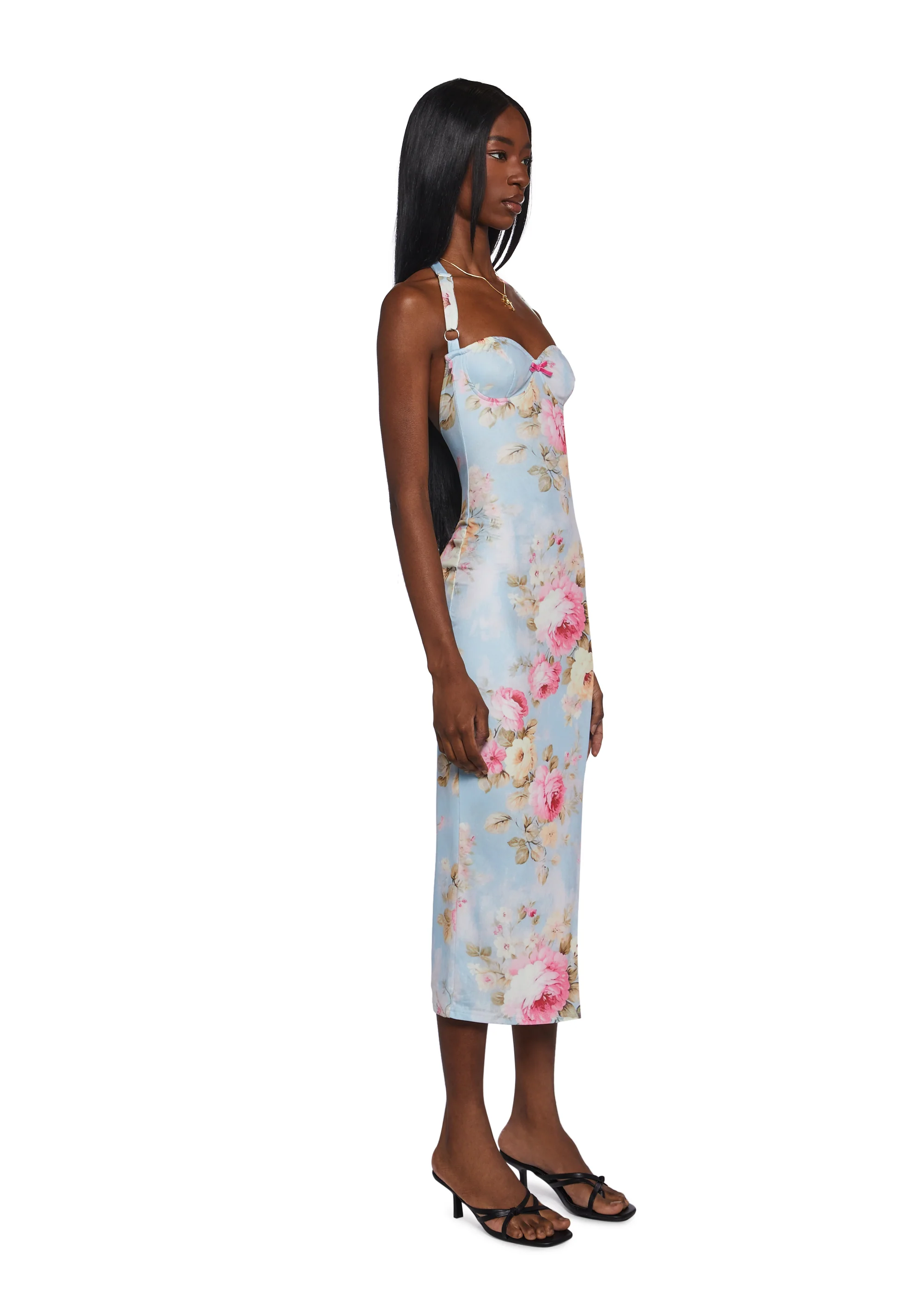 Romance Nights Floral Maxi Dress - Image 3