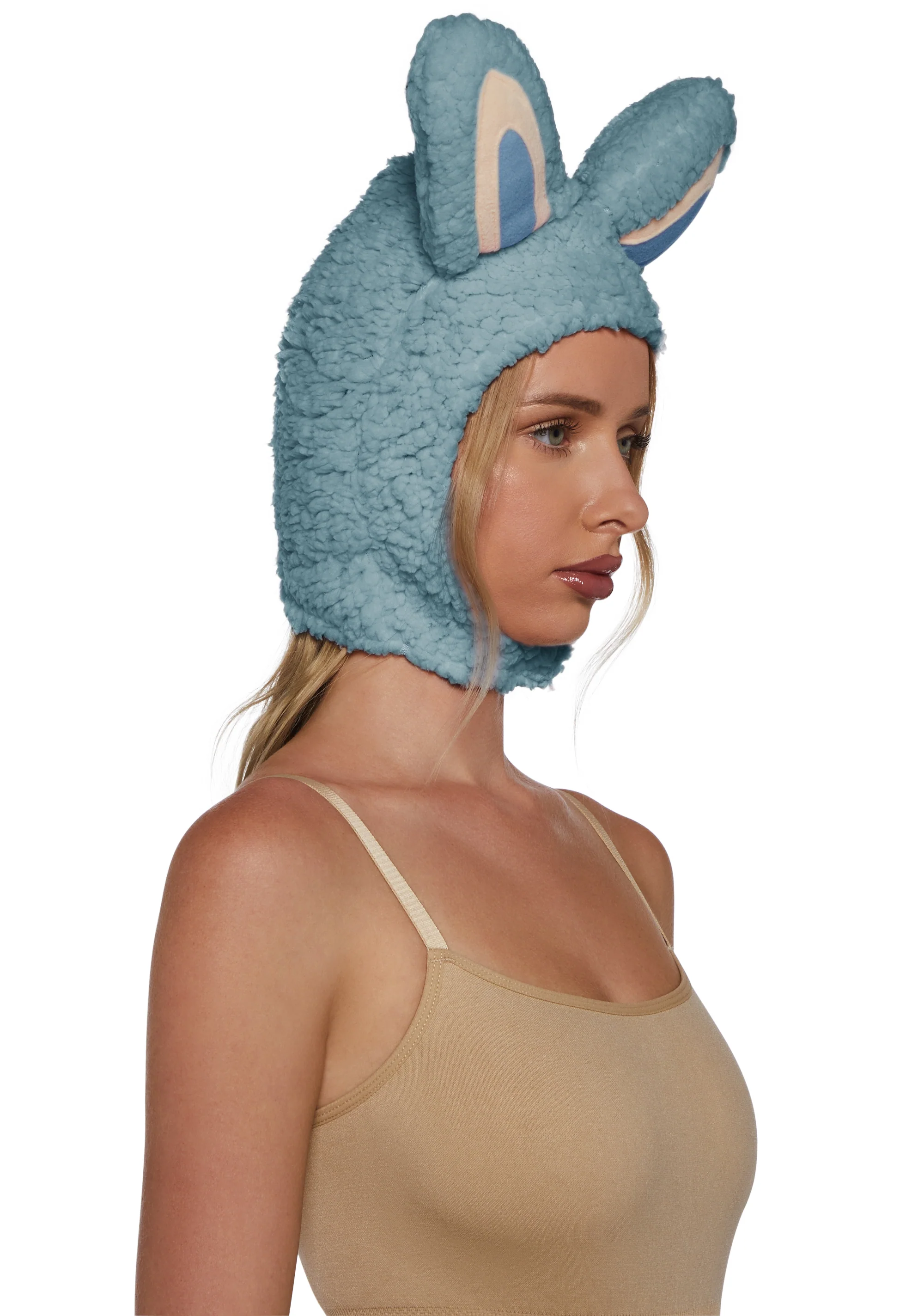 Little Monster Costume Hood - Blue - Image 2