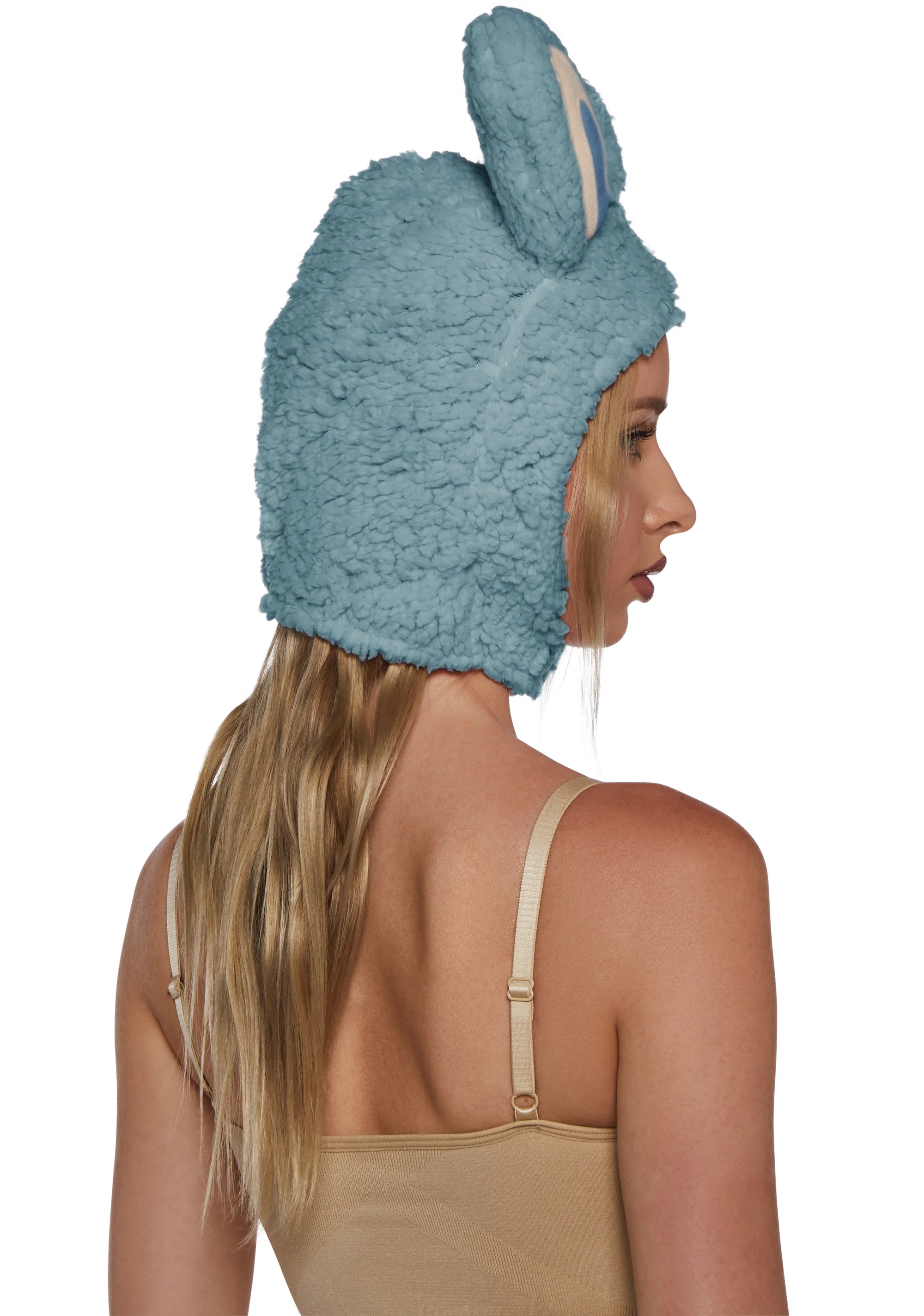 Little Monster Costume Hood - Blue - Image 3